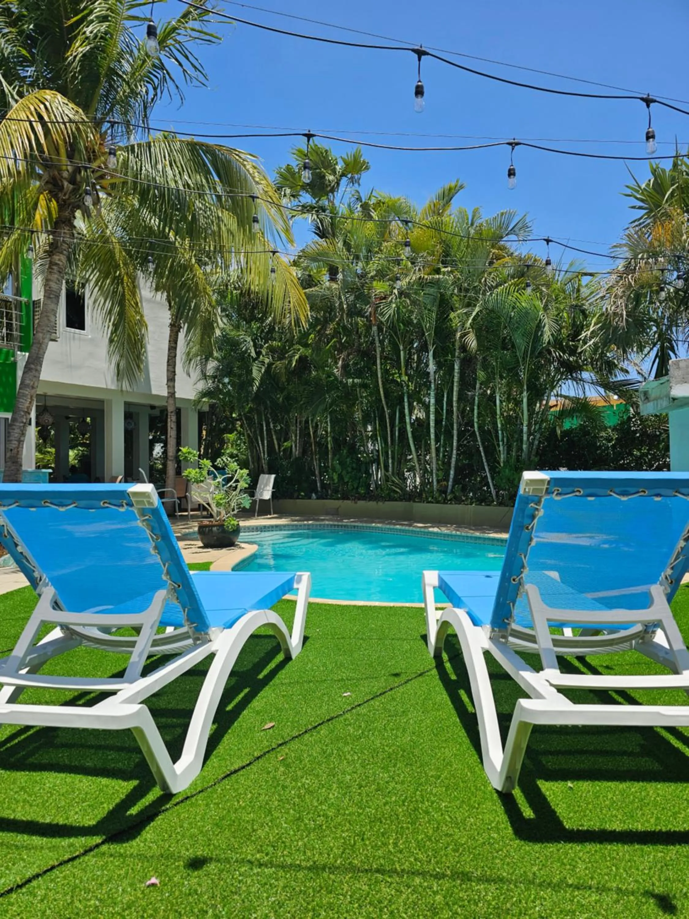 Garden view in Quints Travelers Inn