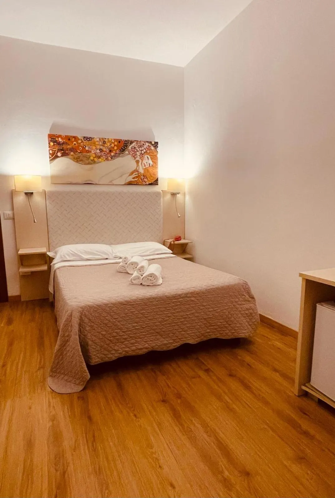 Bed in Hotel Ariston