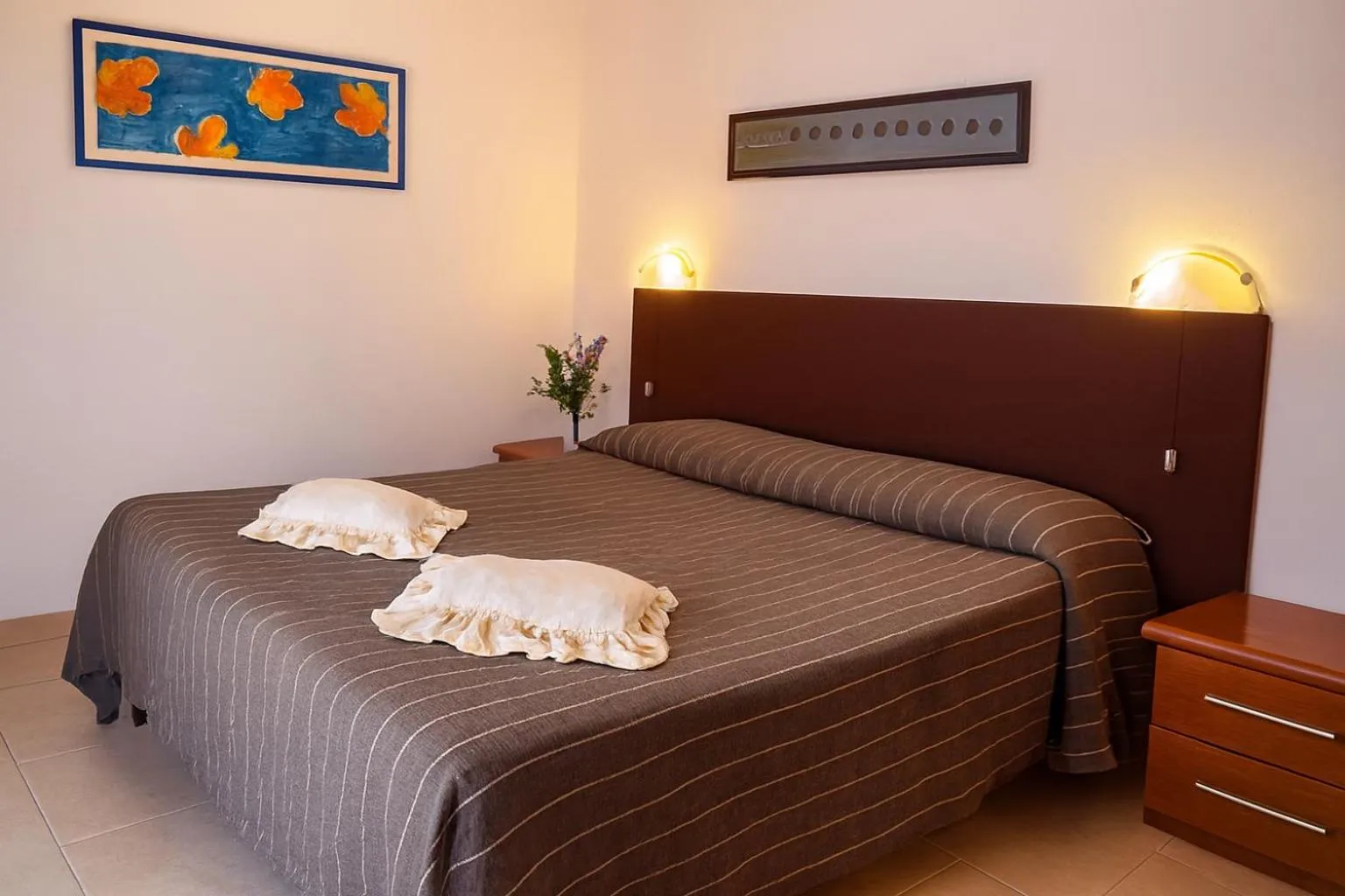 Bed in Hotel Ariston