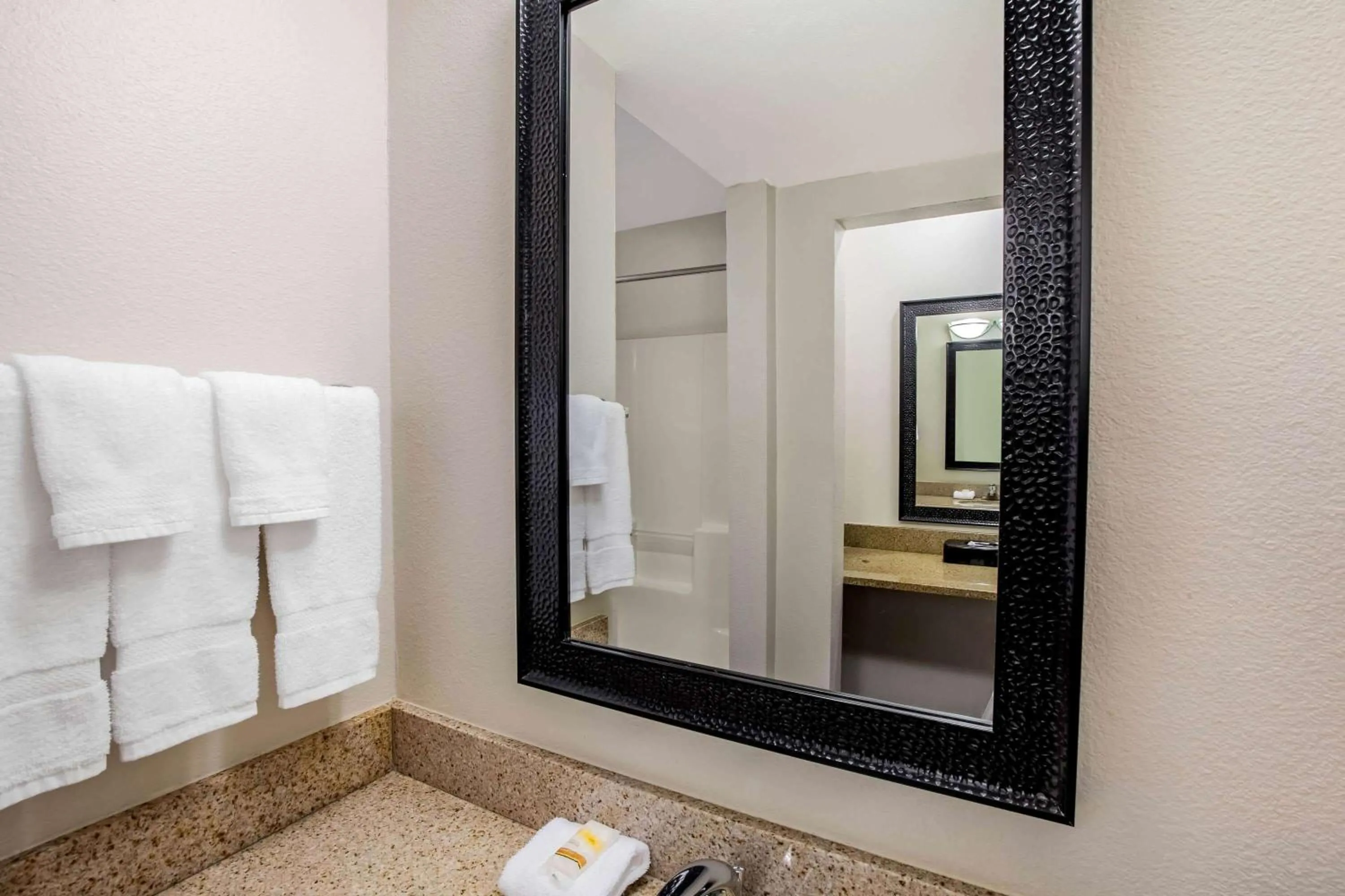 Bathroom in La Quinta by Wyndham Houston Baytown East
