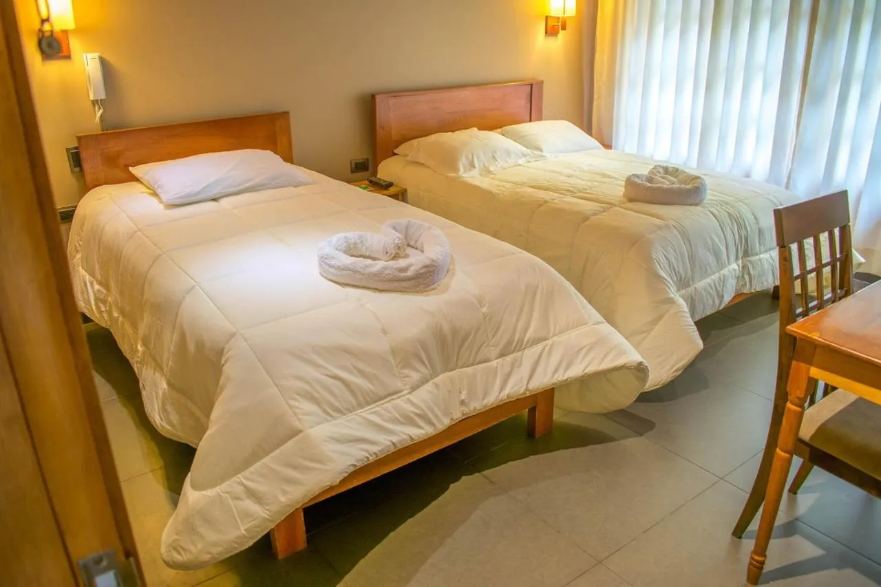 Bed in Hotel Heidinger