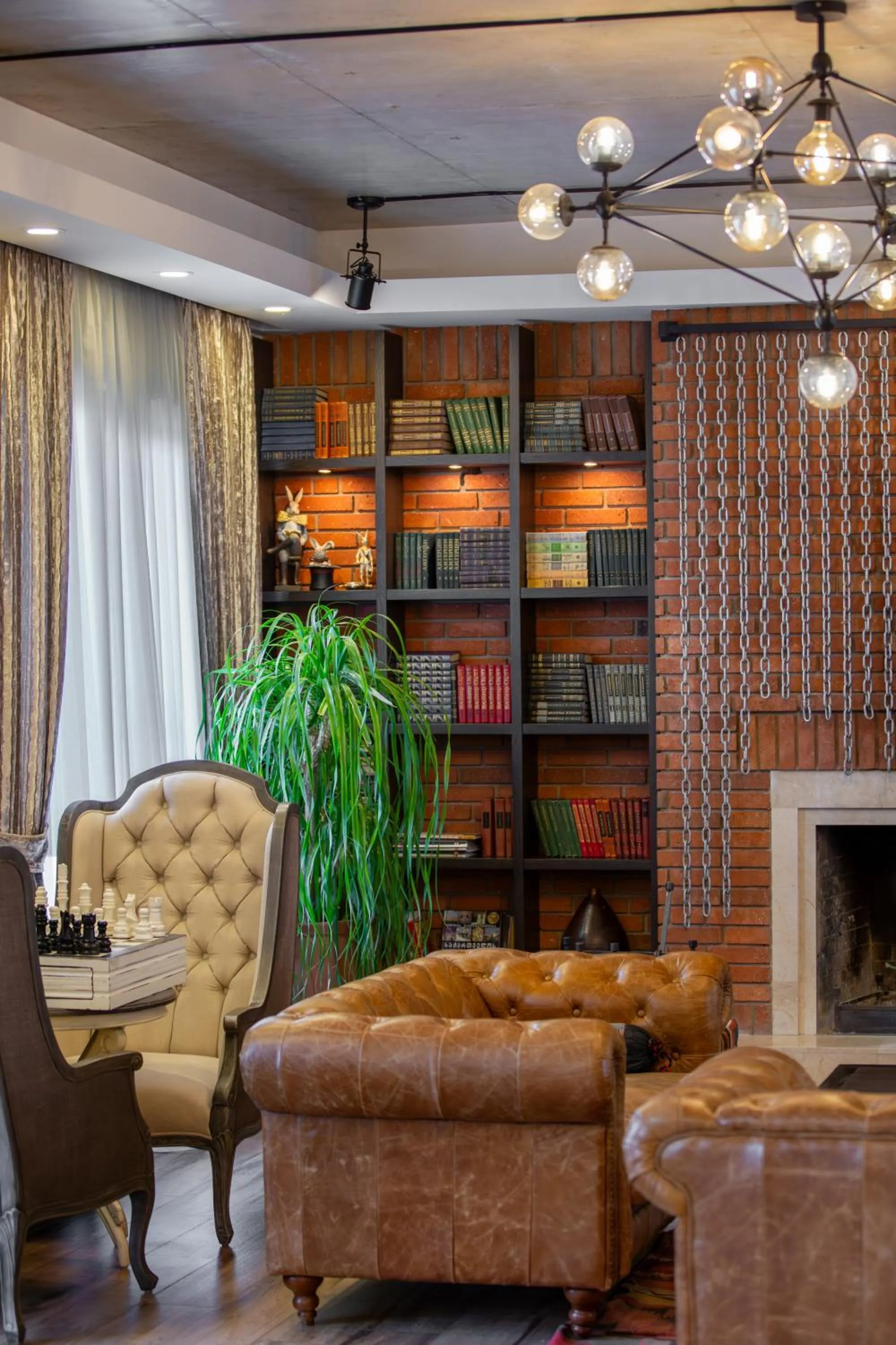 Seating area in Seventeen Rooms