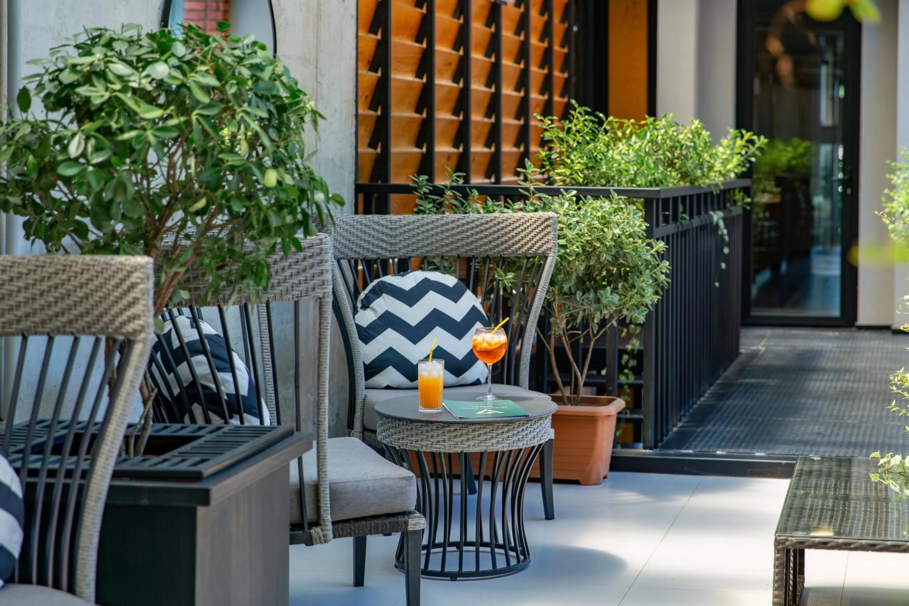 Balcony/Terrace in Seventeen Rooms