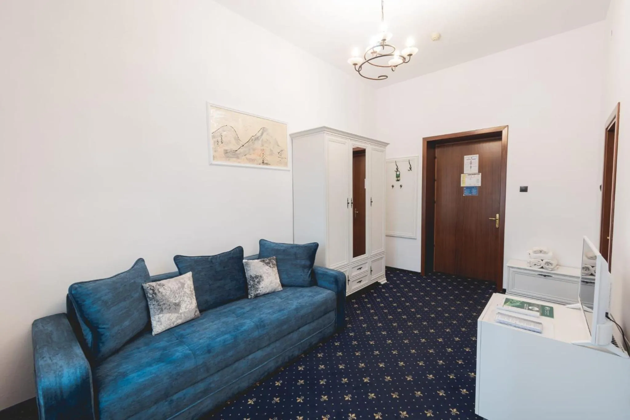 Living room in Hotel Carol - Vatra Dornei