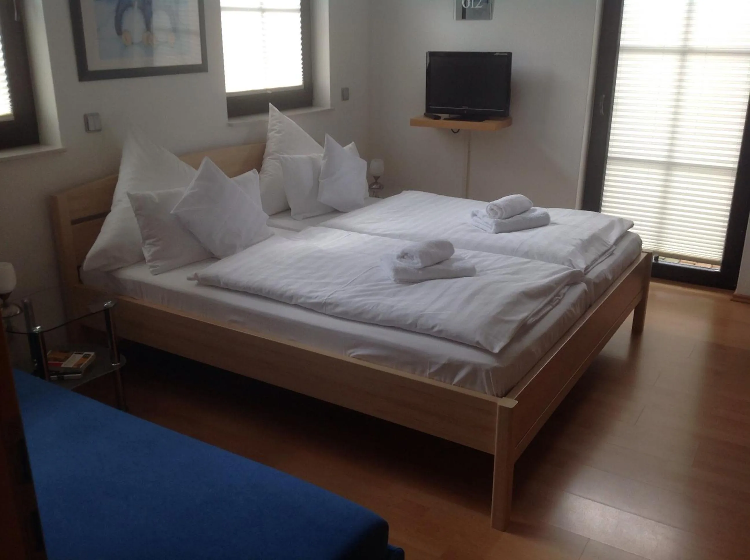 Bedroom, Bed in Haus Kollwitzweg - Ferienwohnungen