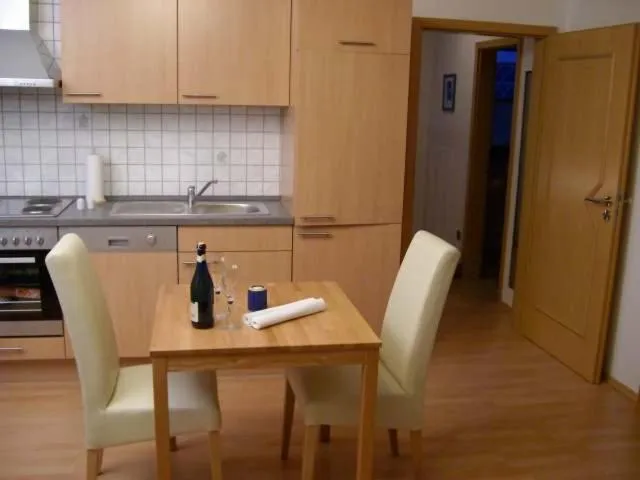 Kitchen or kitchenette in Haus Kollwitzweg - Ferienwohnungen