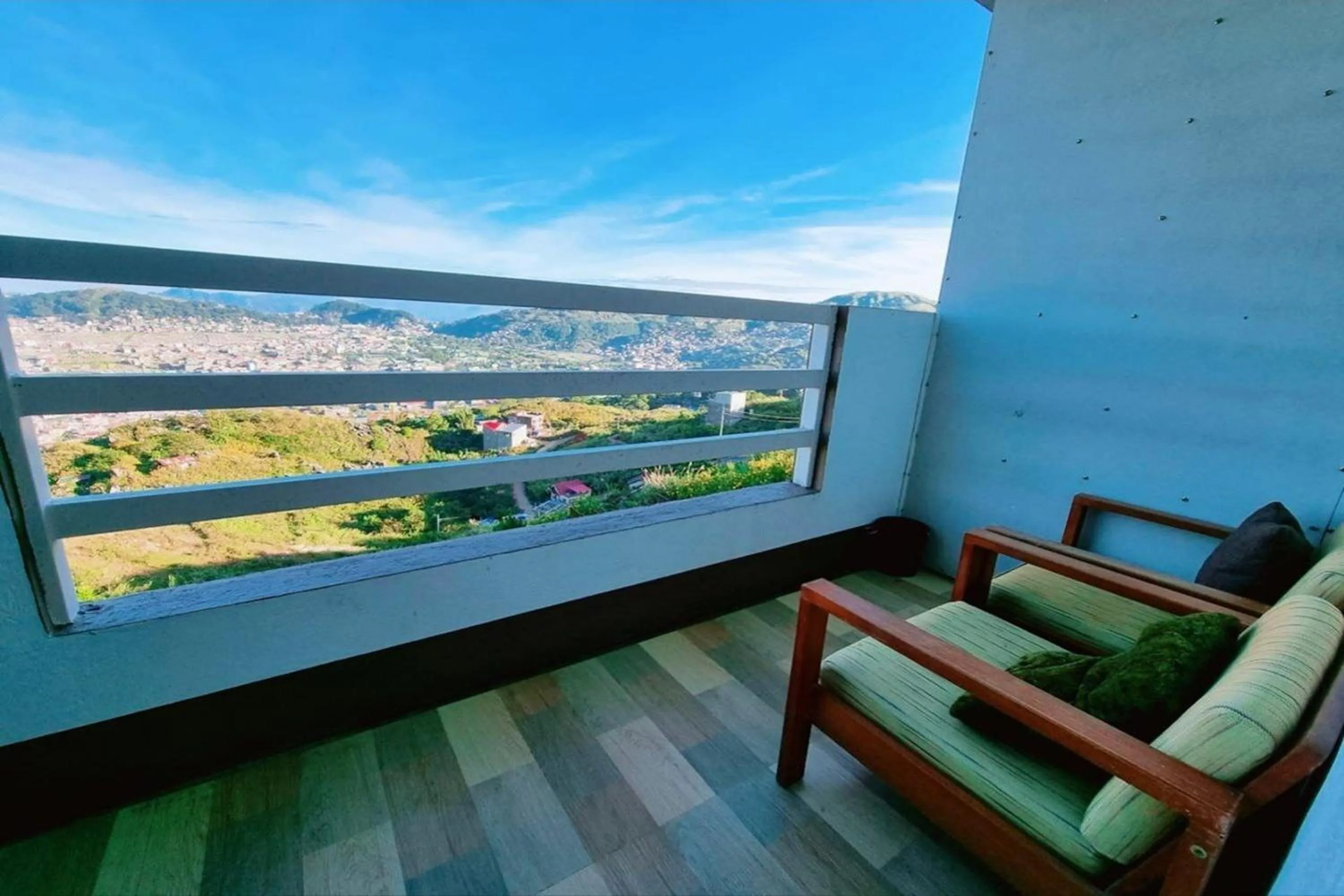 Balcony/Terrace in Wanay's Rocky Mountain Homestay
