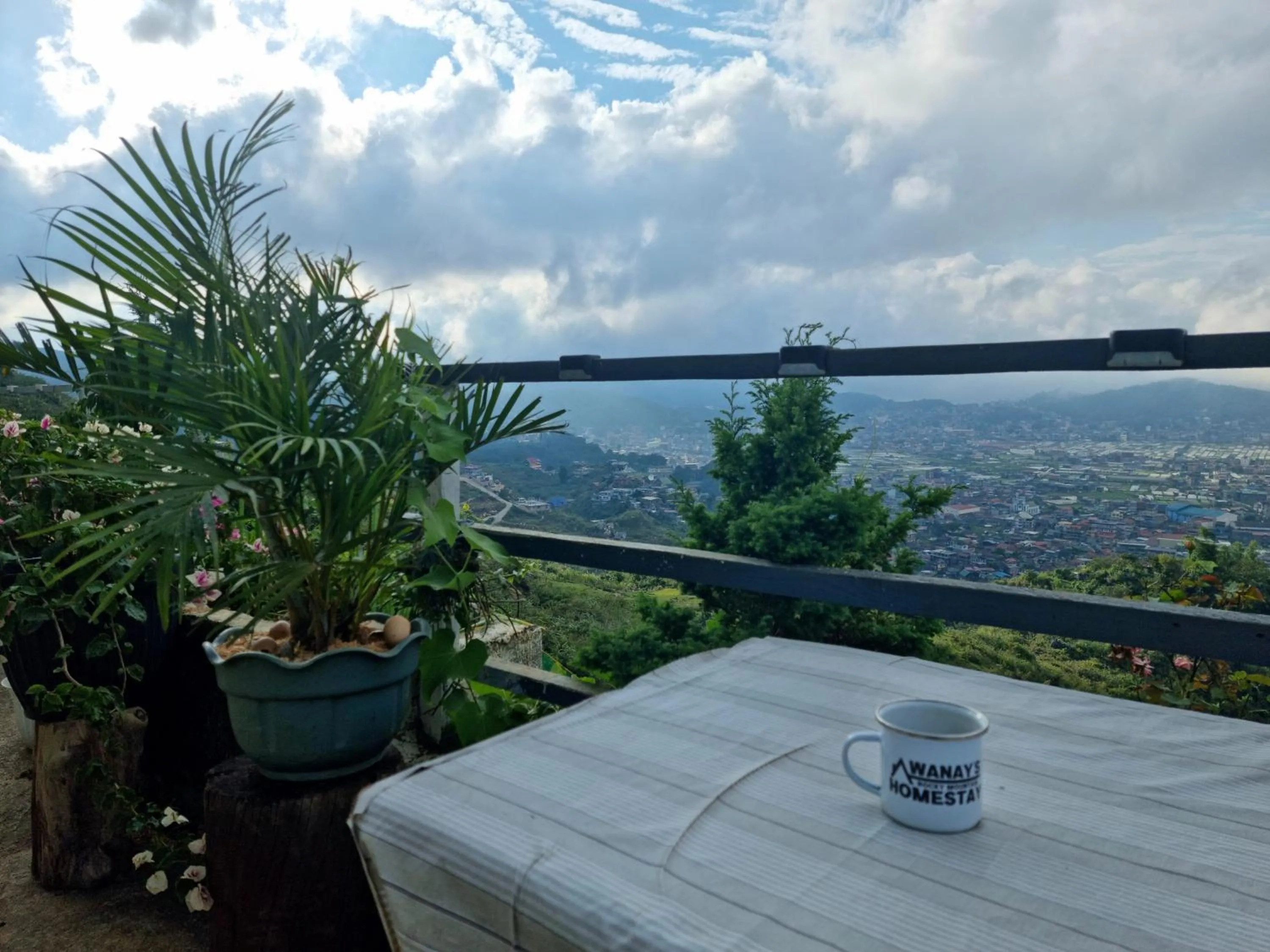 Balcony/Terrace in Wanay's Rocky Mountain Homestay