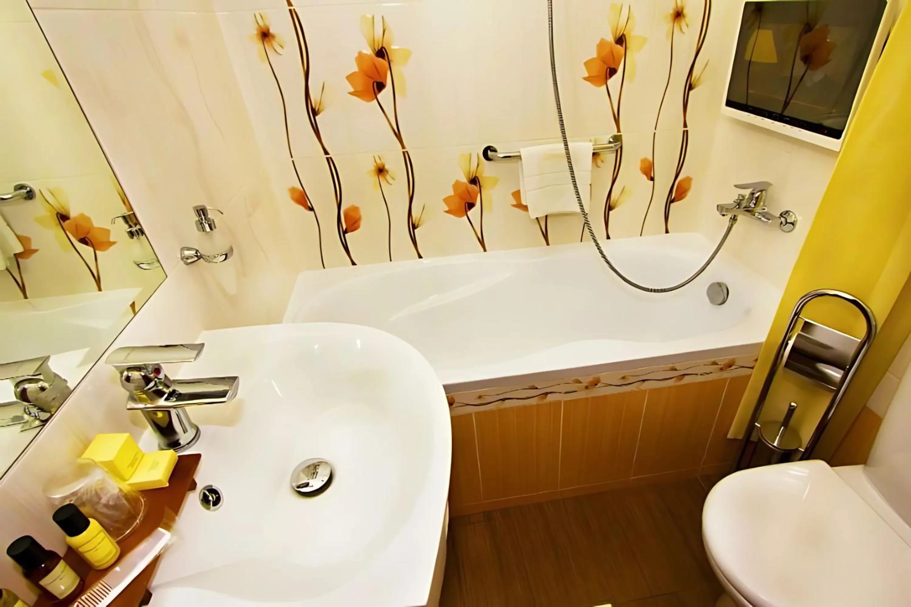Bathroom in Danubia Gate Hotel