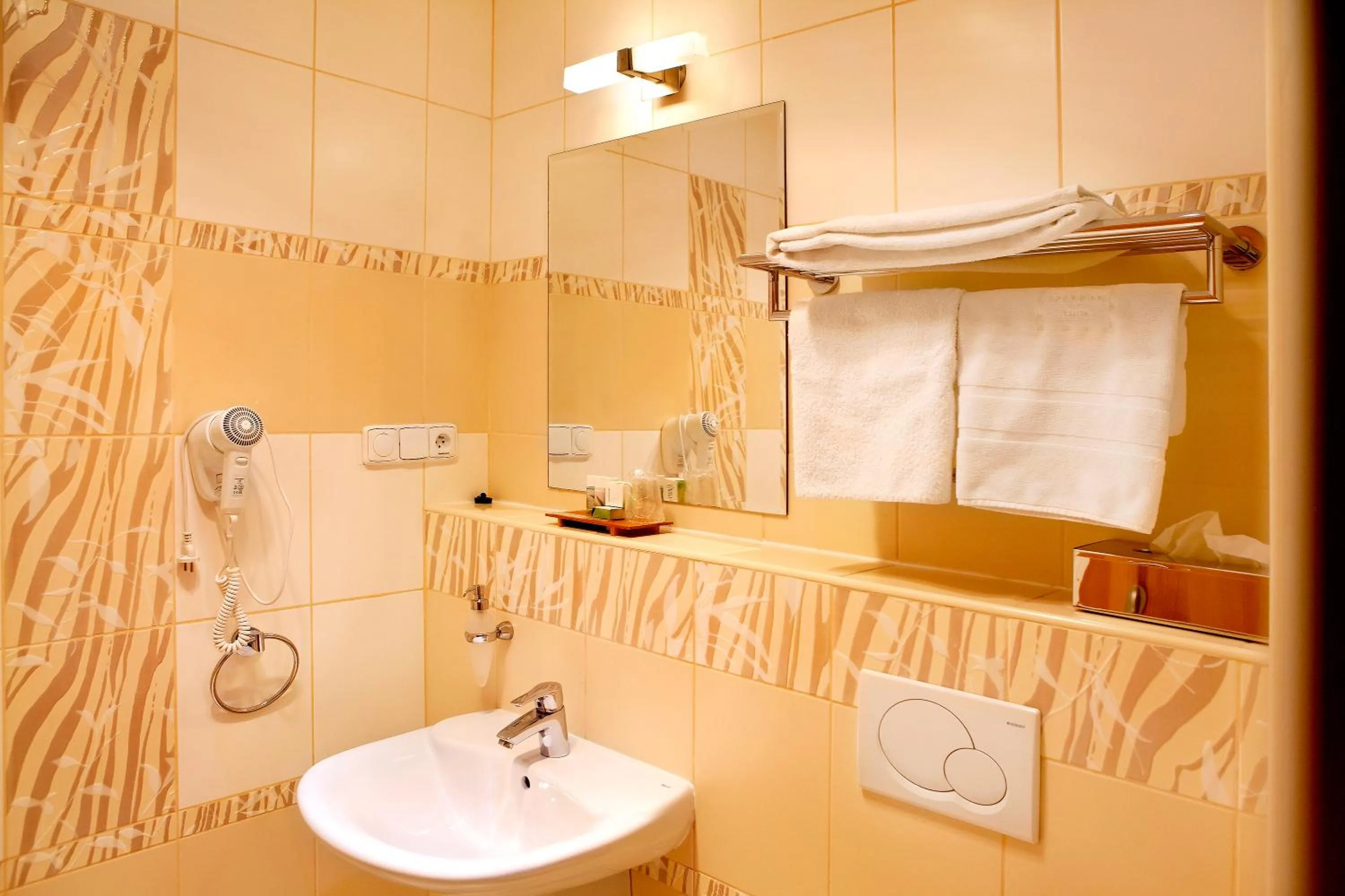 Bathroom in Danubia Gate Hotel