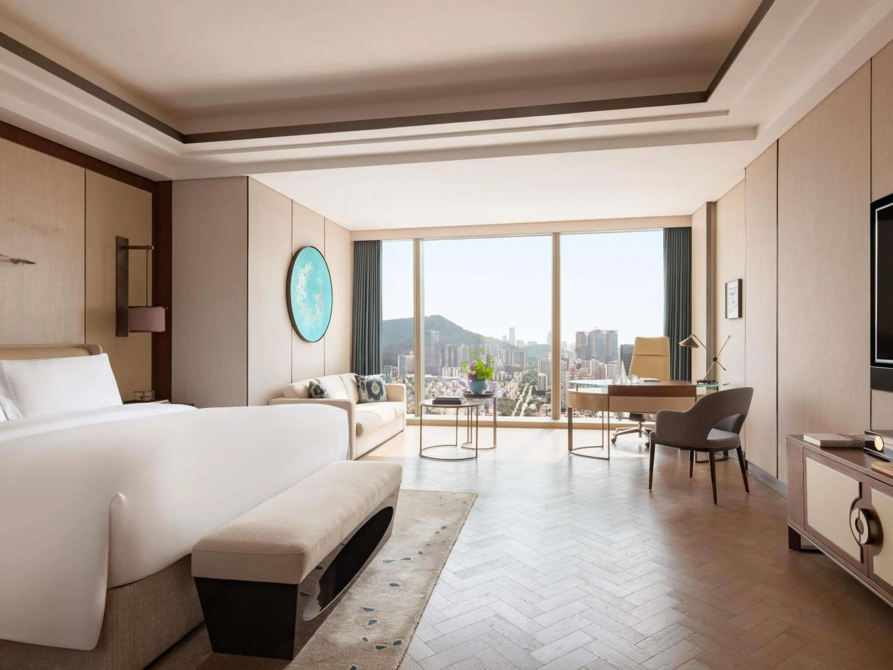 Bedroom, Bed in Raffles Shenzhen