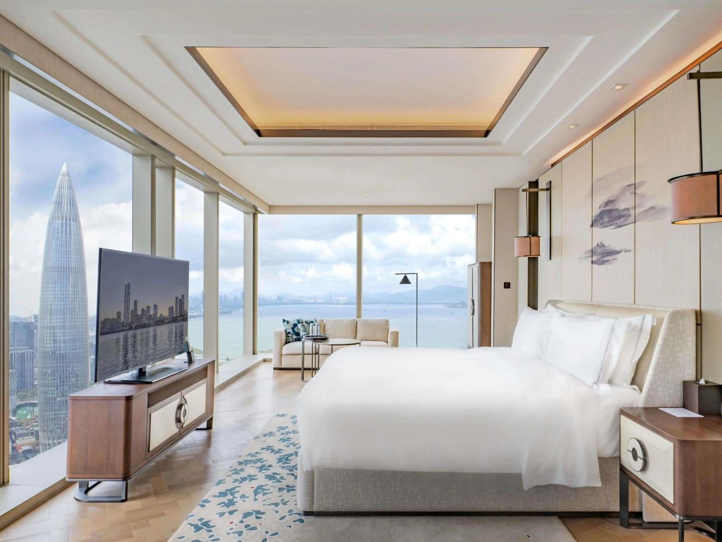 Bedroom, Bed in Raffles Shenzhen