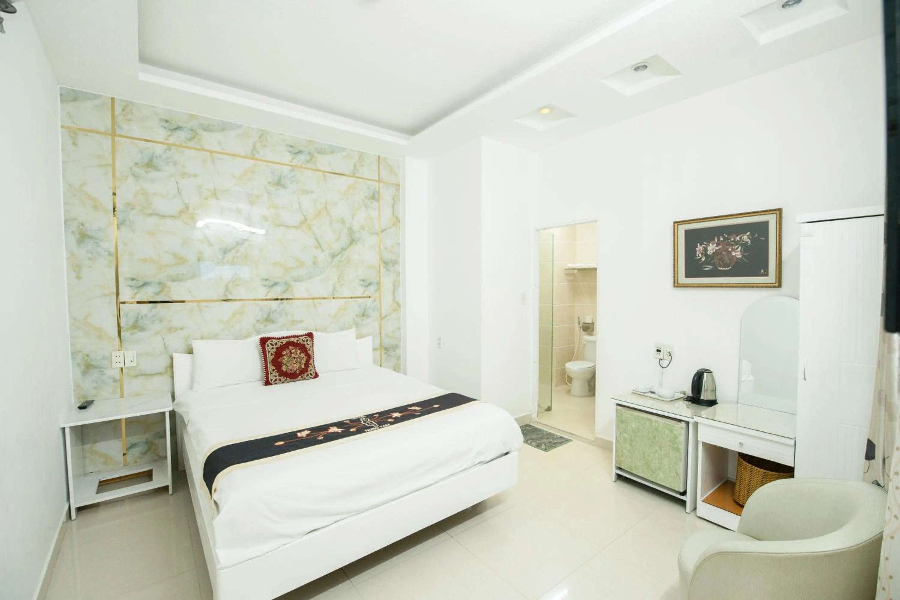 Bed in Hồng Tâm Hotel