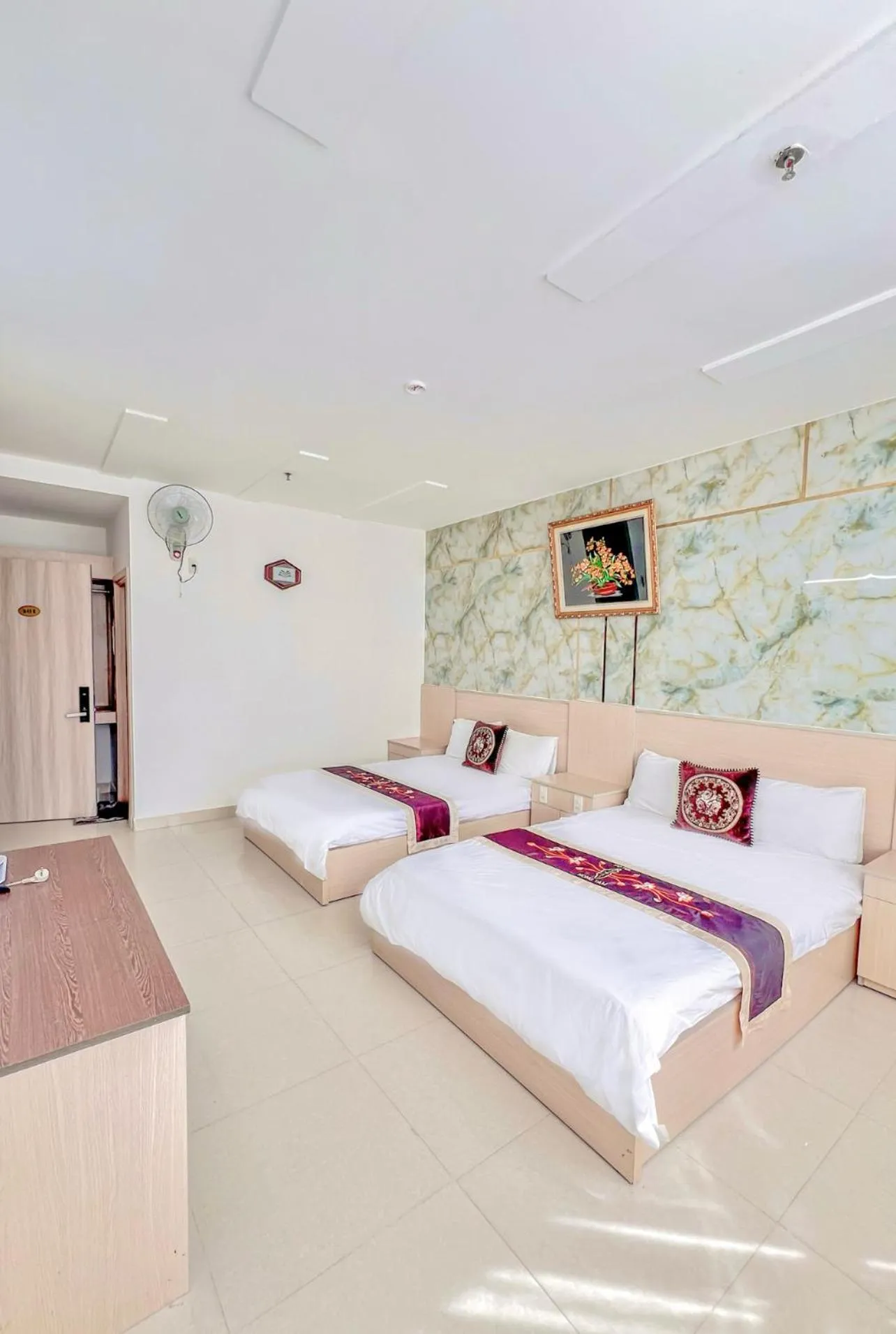 Bed in Hồng Tâm Hotel