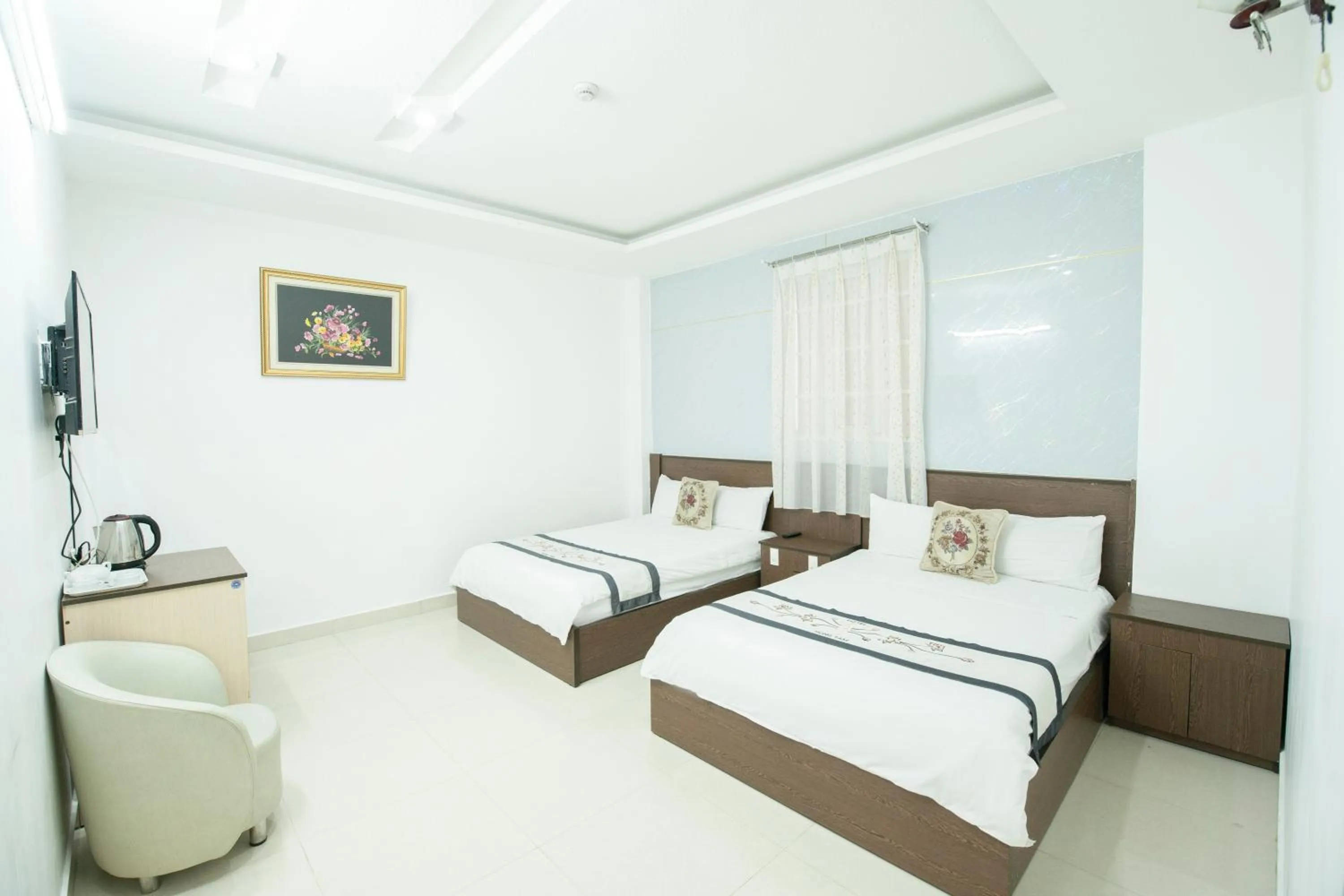 Bed in Hồng Tâm Hotel