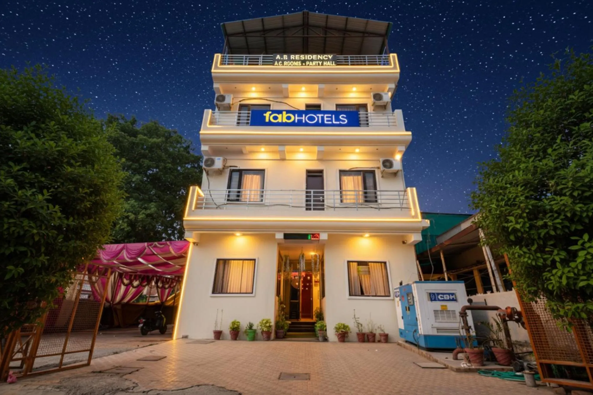 Property building in FabHotel As Residency