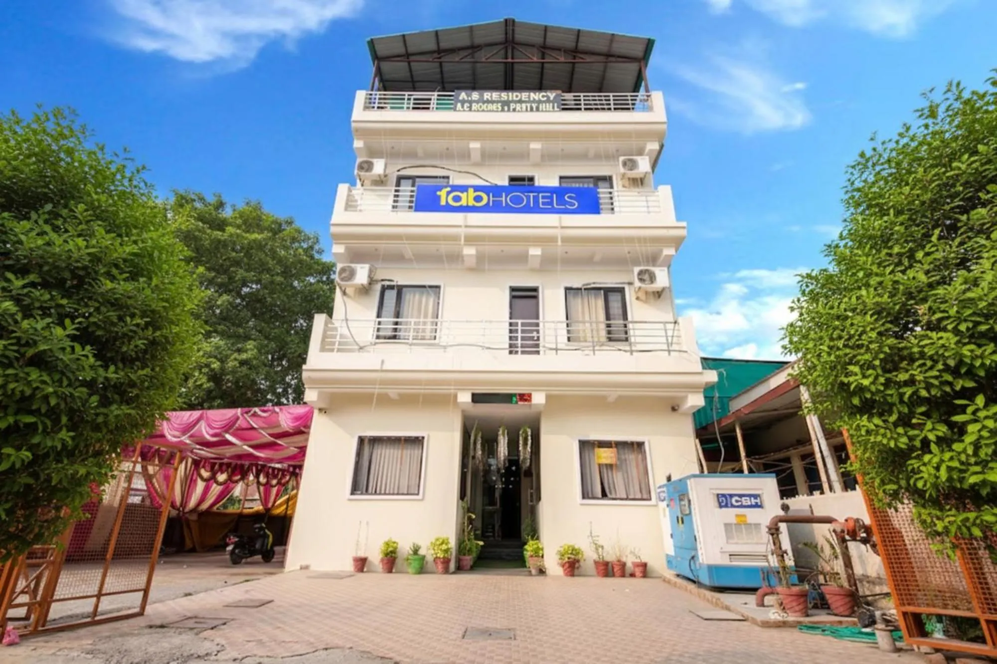 Property building in FabHotel As Residency