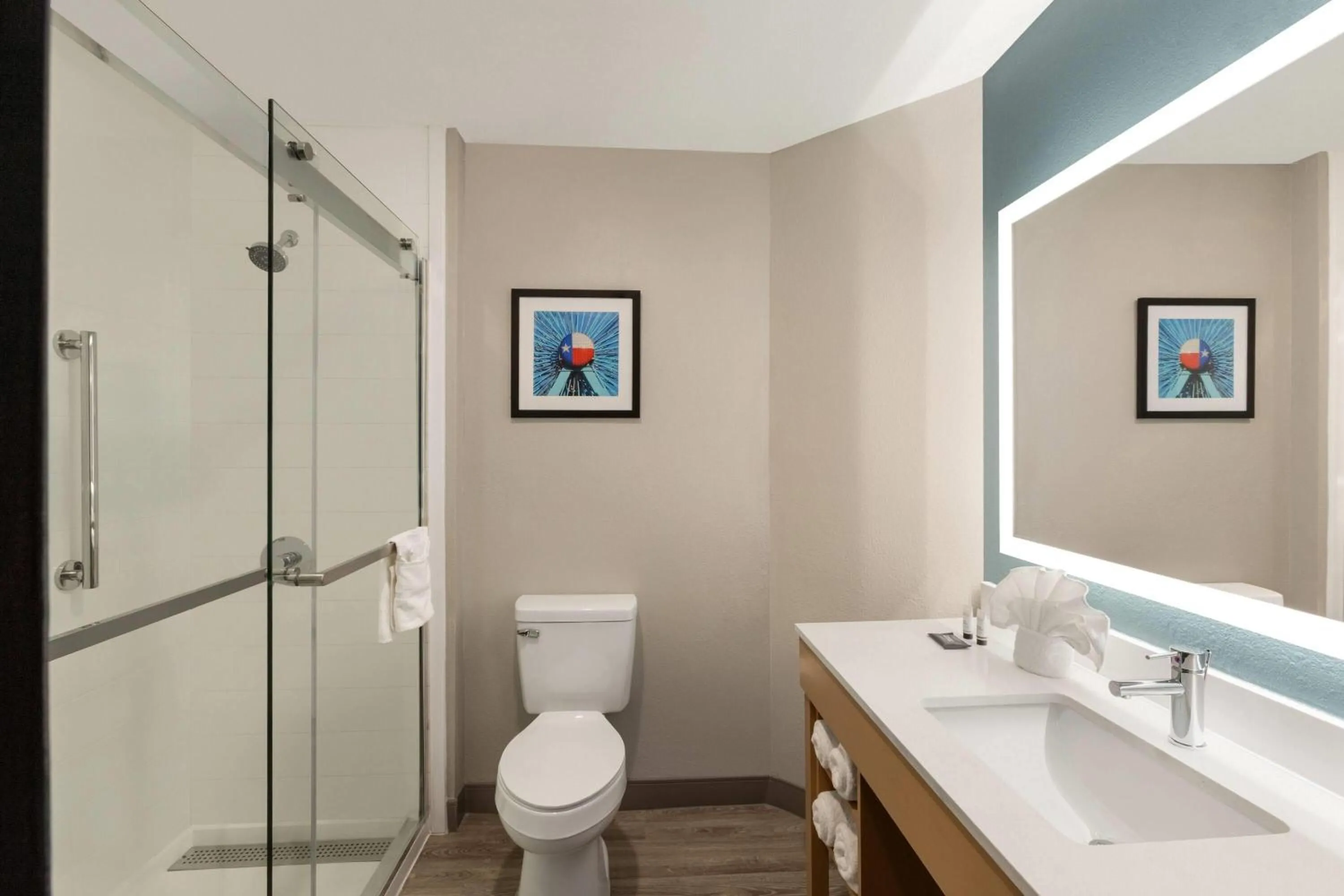 Bathroom in La Quinta by Wyndham Dallas Arlington South
