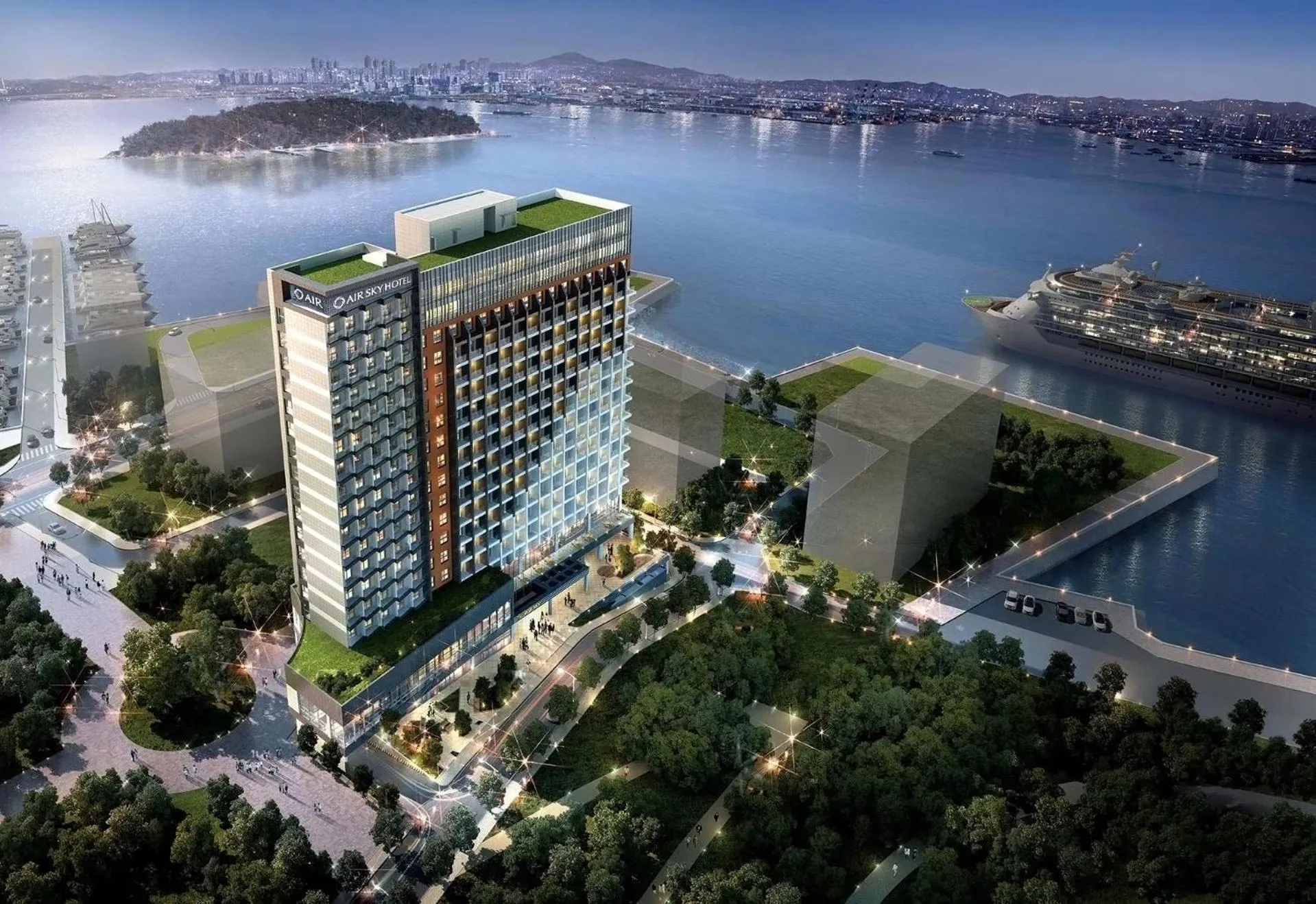 Property building in Airsky Hotel Incheon