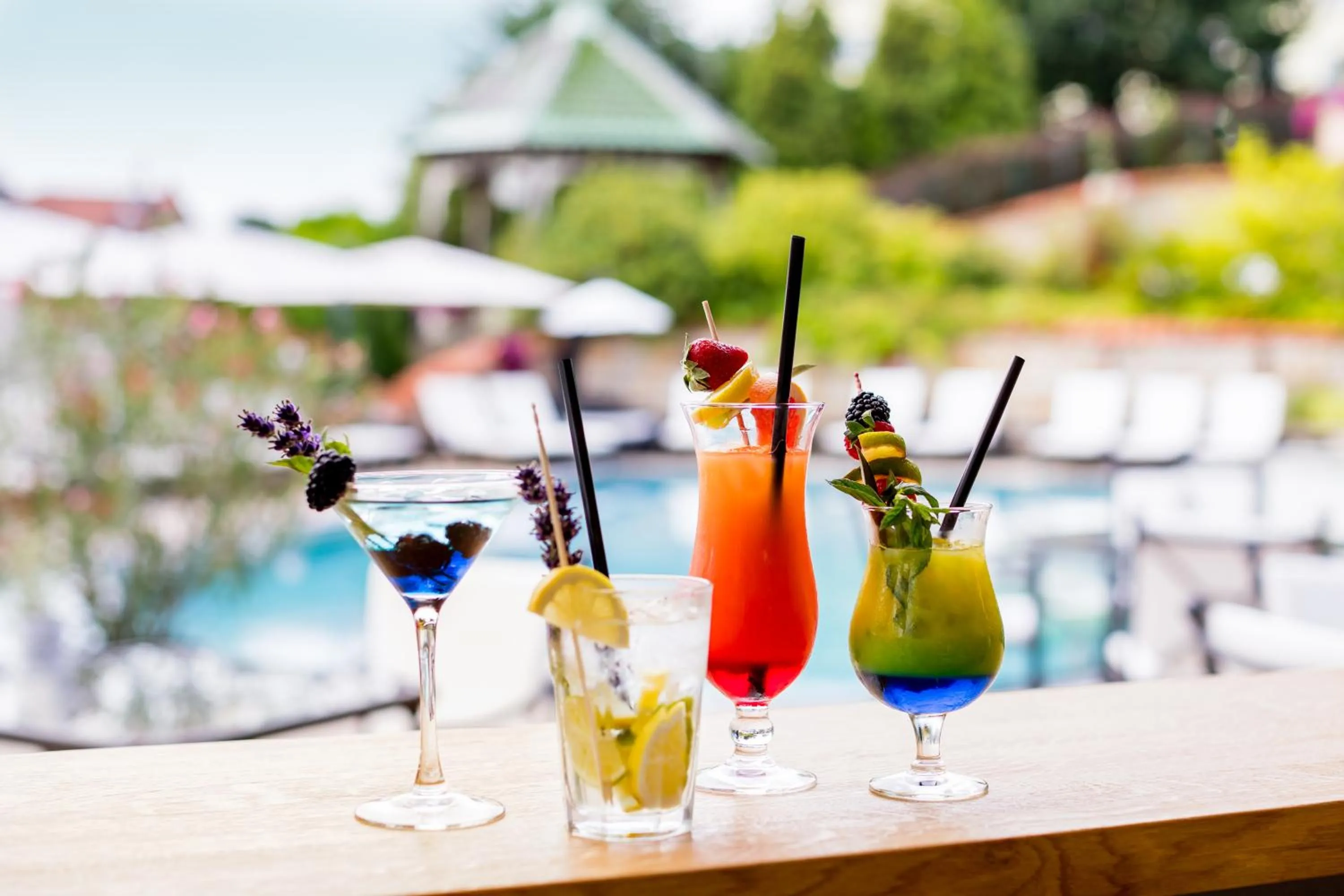 Drinks in Romantischer Winkel RoLigio & Wellness Resort