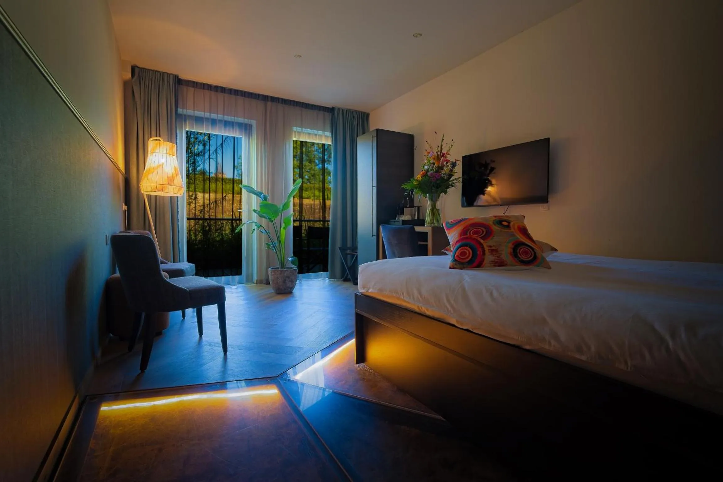 Bed in Boutique Hotel Karel de Stoute