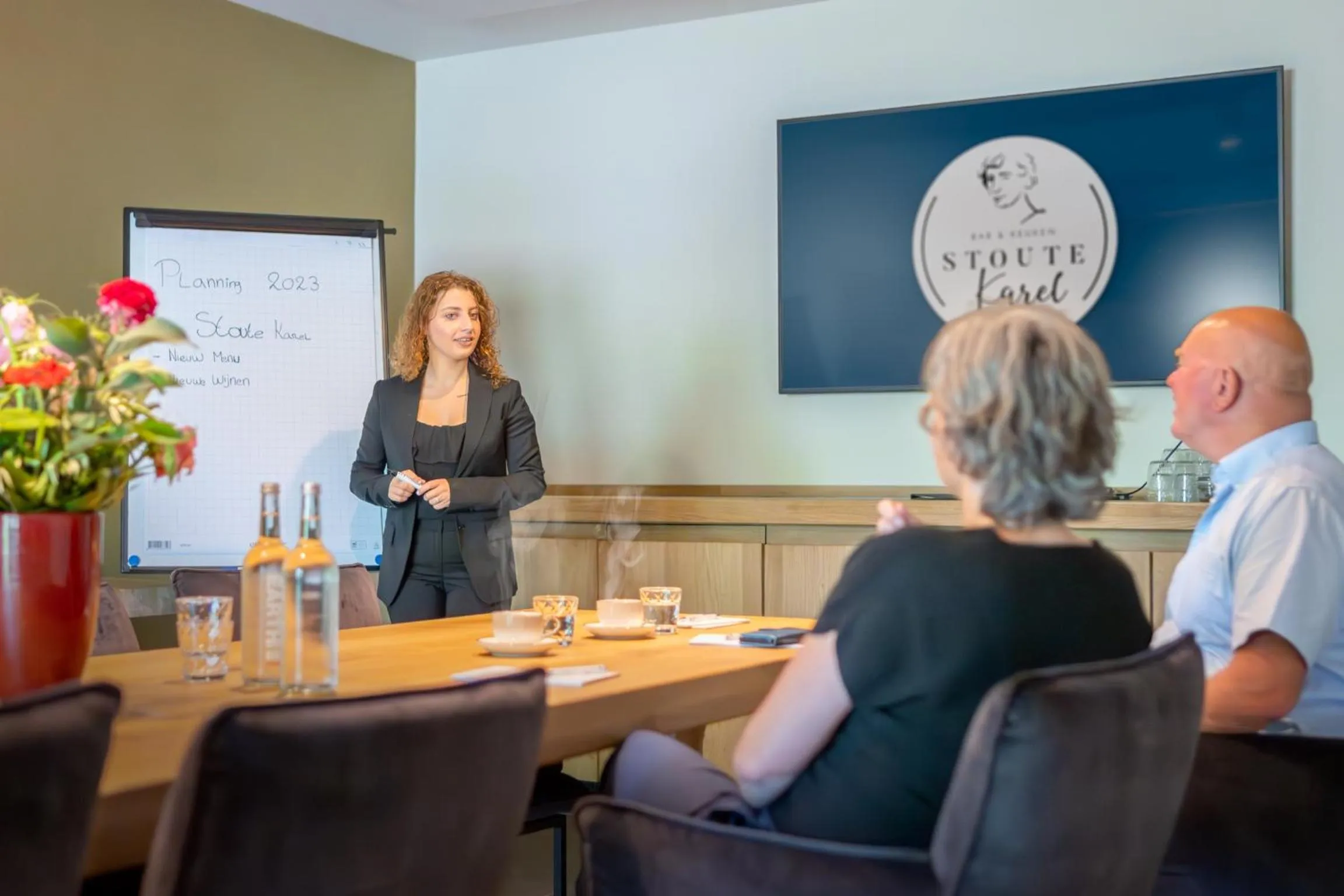 Meeting/conference room in Boutique Hotel Karel de Stoute