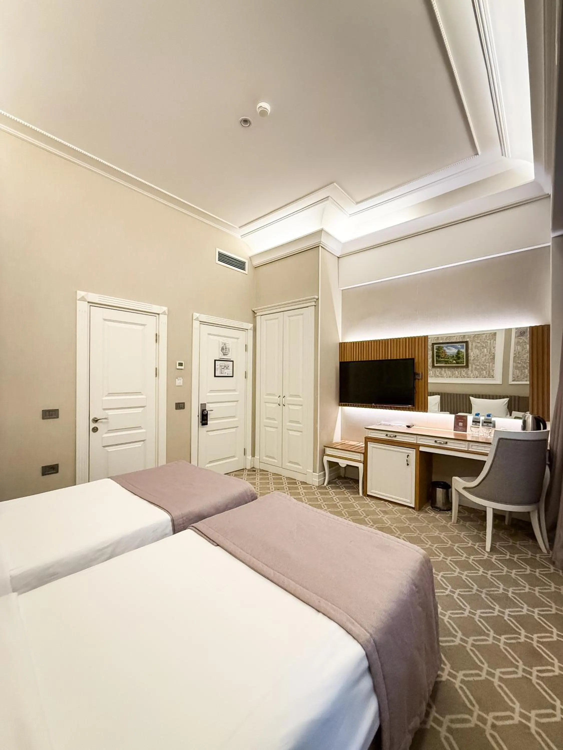 Bed in Theatrum Hotel Baku
