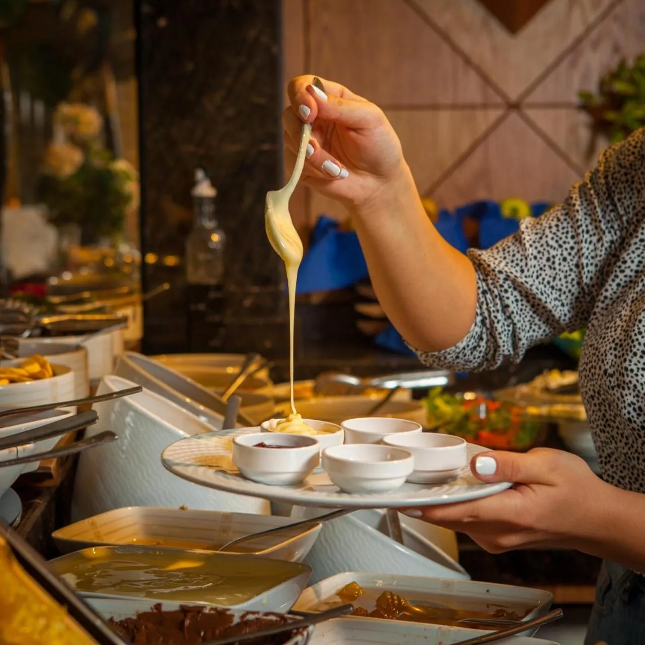 Buffet breakfast in Theatrum Hotel Baku