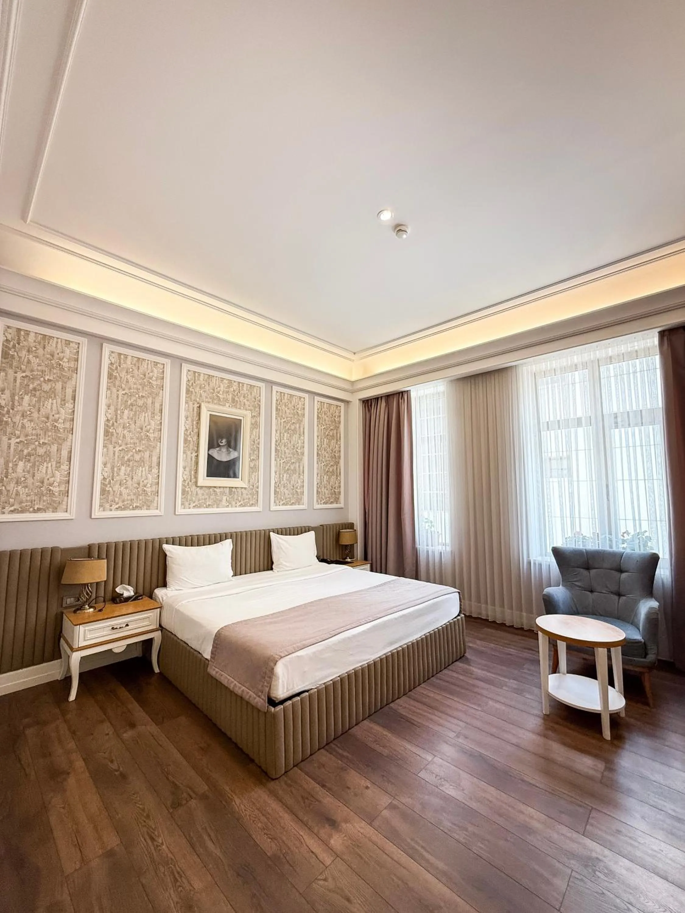Bed in Theatrum Hotel Baku