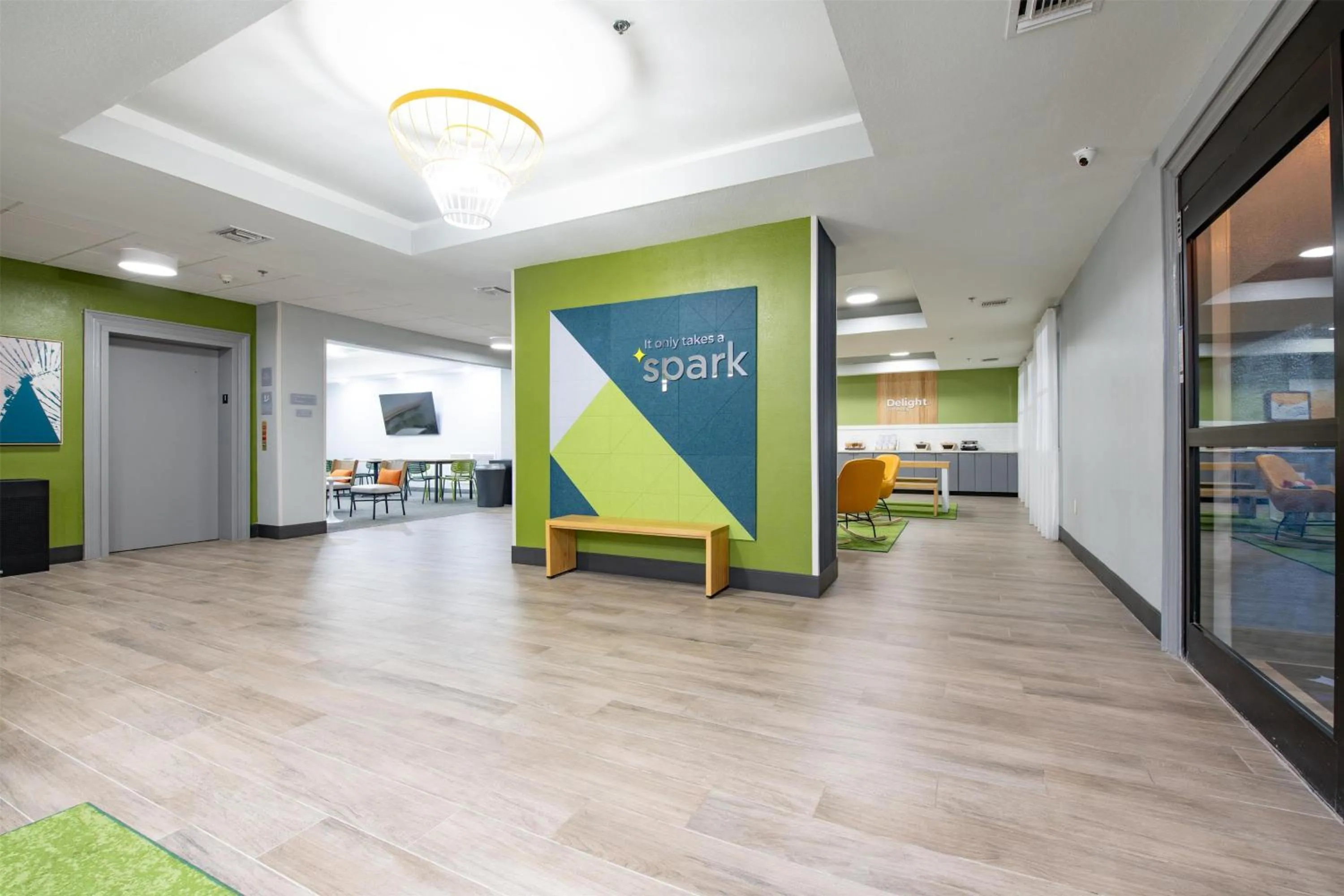 Lobby or reception in Spark By Hilton Lafayette South