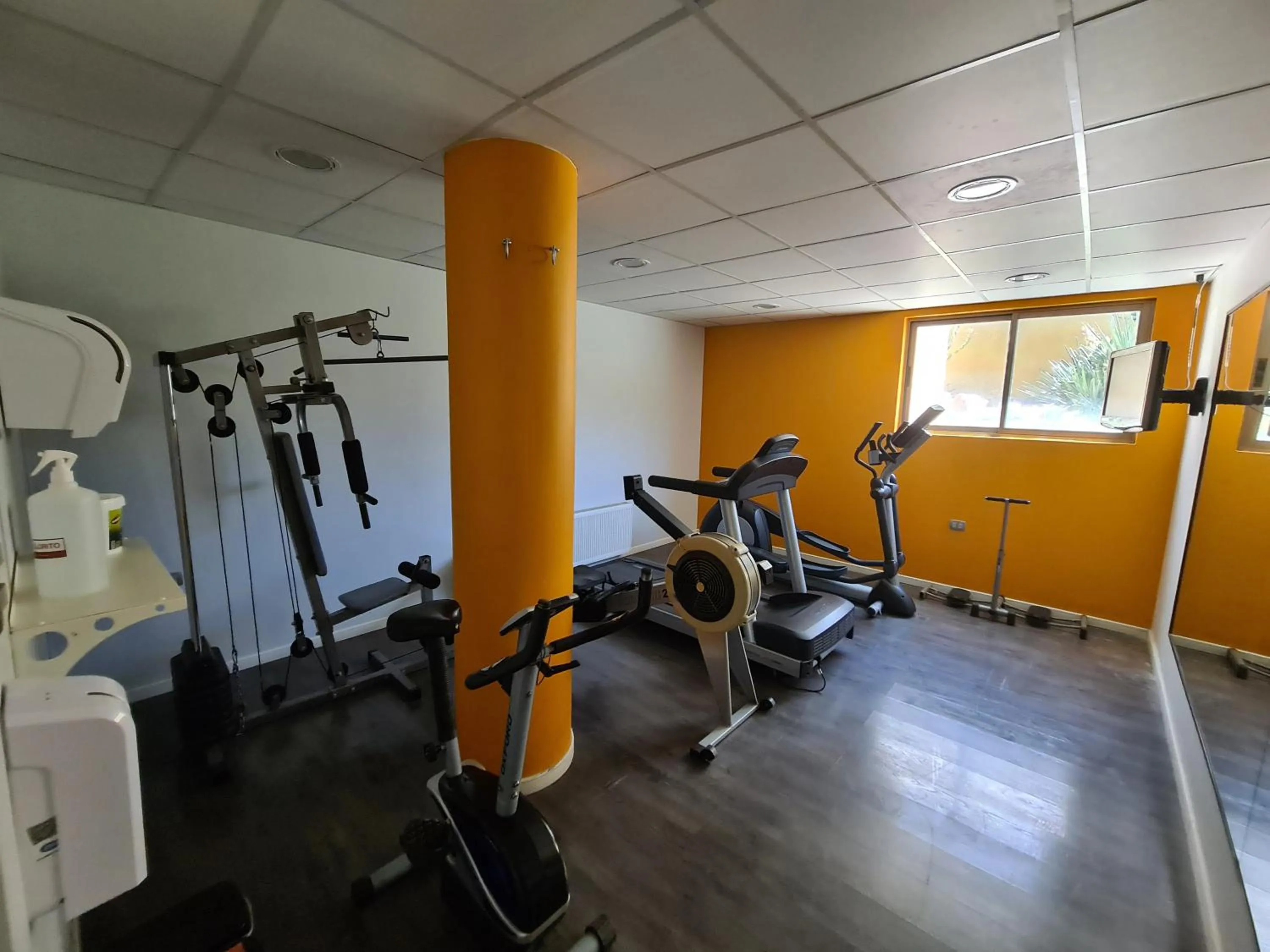 Fitness centre/facilities in Hotel Agua del Desierto