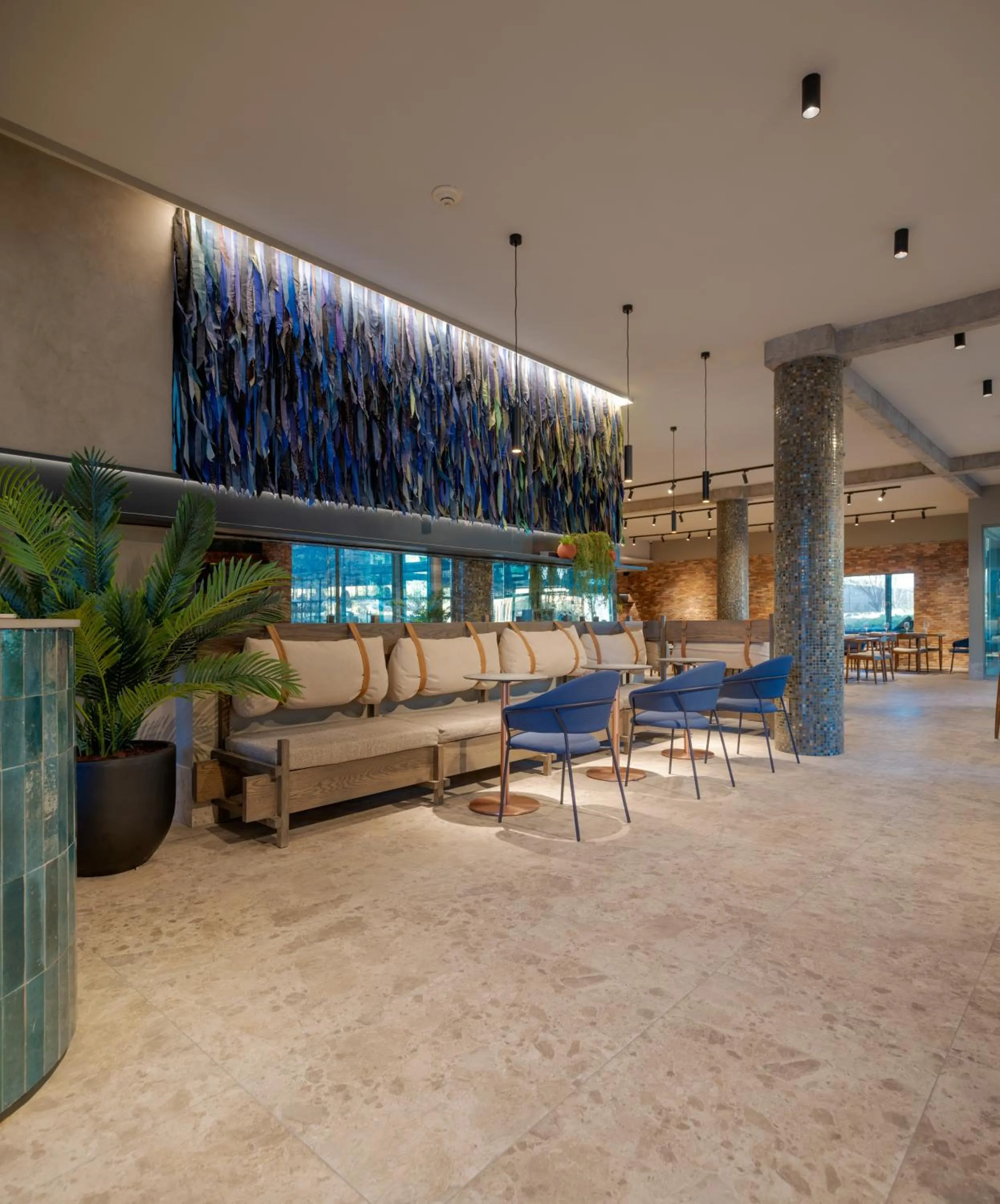 Living room in Hotel Agua del Desierto