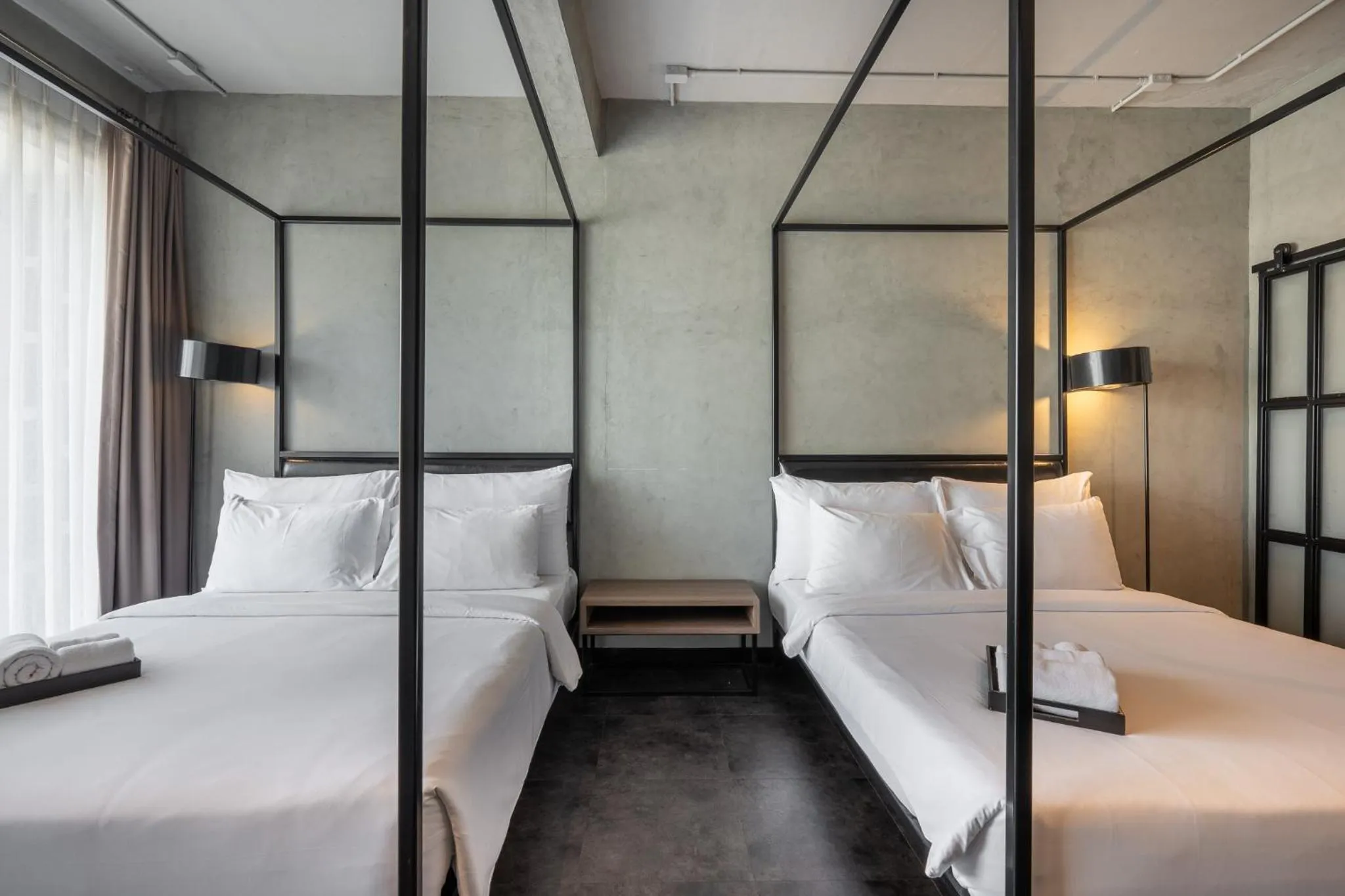 Bedroom, Bed in Palette The Ex Capital Hotel Bangkok