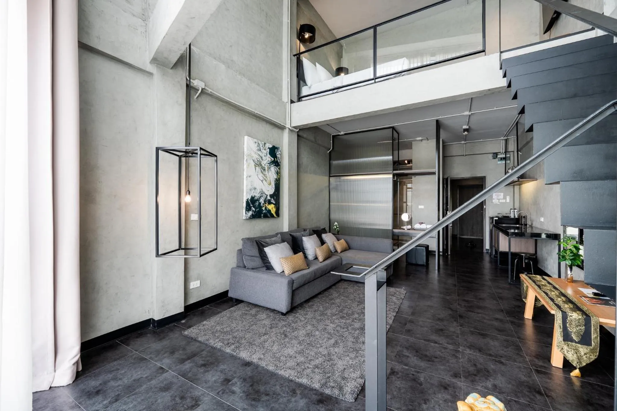 Living room in Palette The Ex Capital Hotel Bangkok