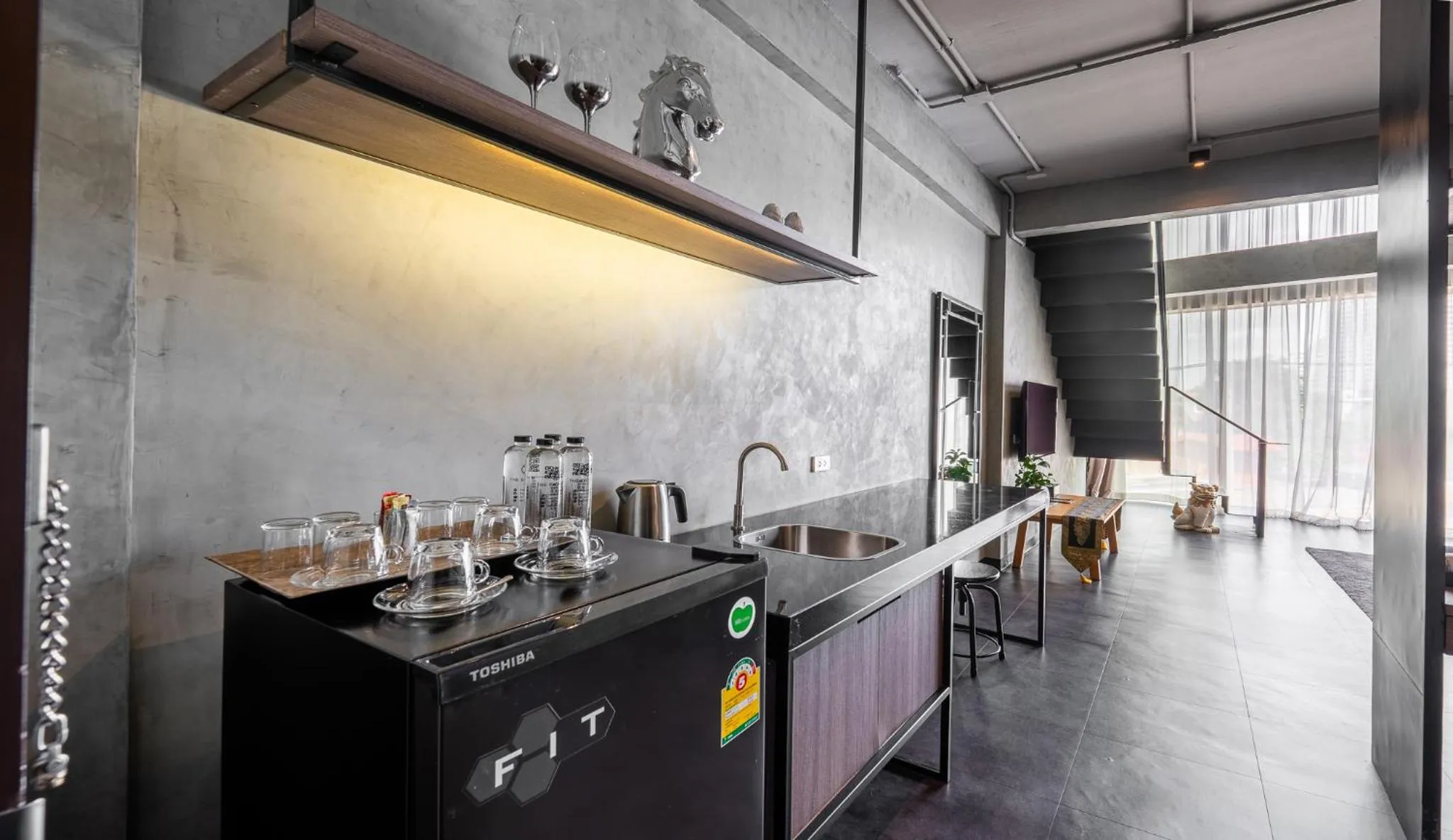 Kitchen or kitchenette in Palette The Ex Capital Hotel Bangkok