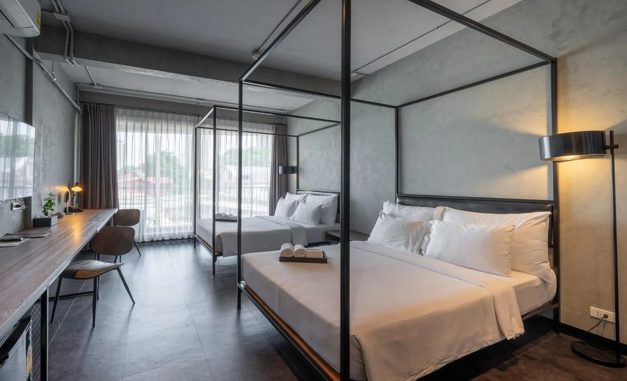 Bedroom, Bed in Palette The Ex Capital Hotel Bangkok