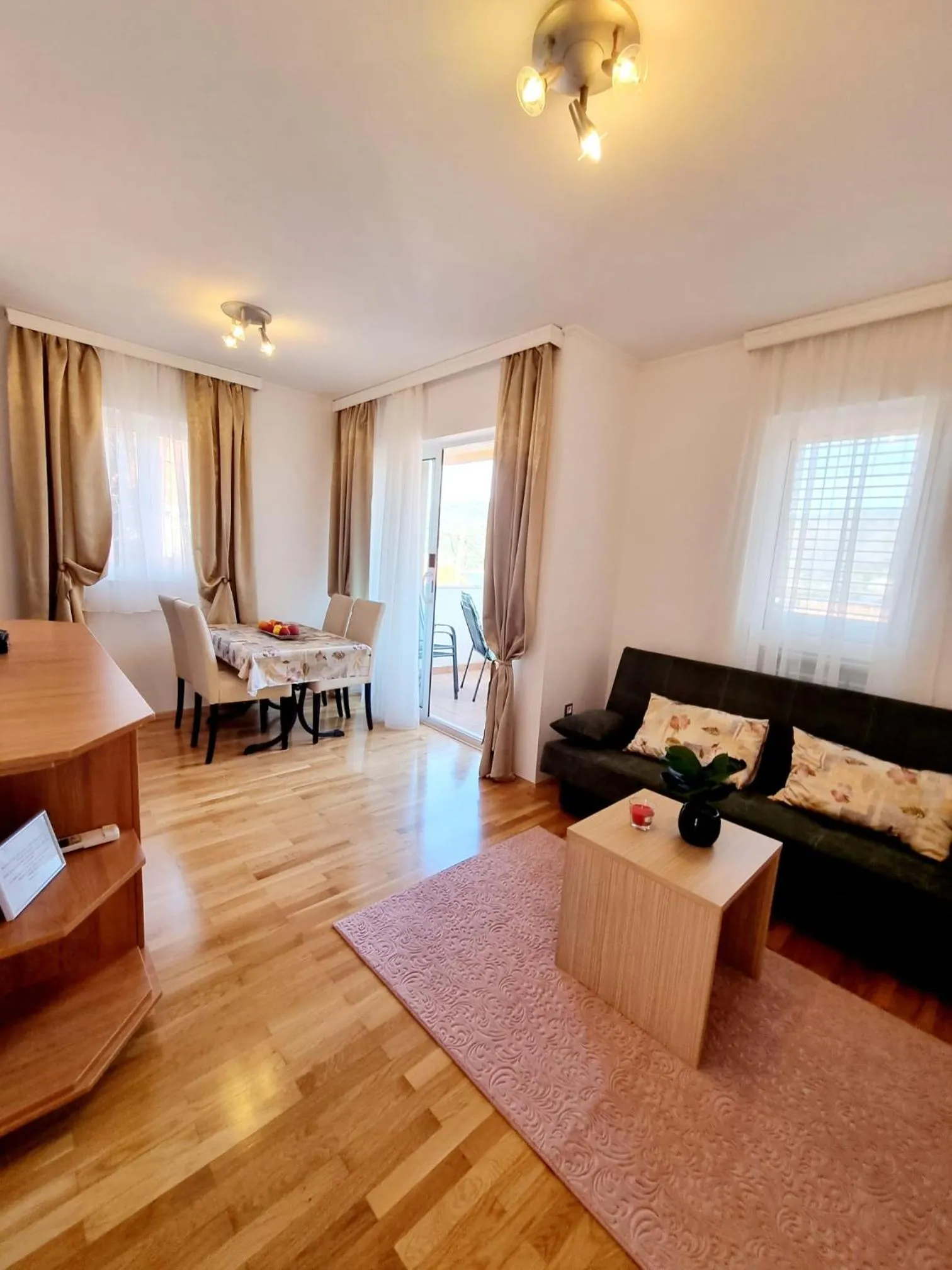 Seating area in Villa Lanterna