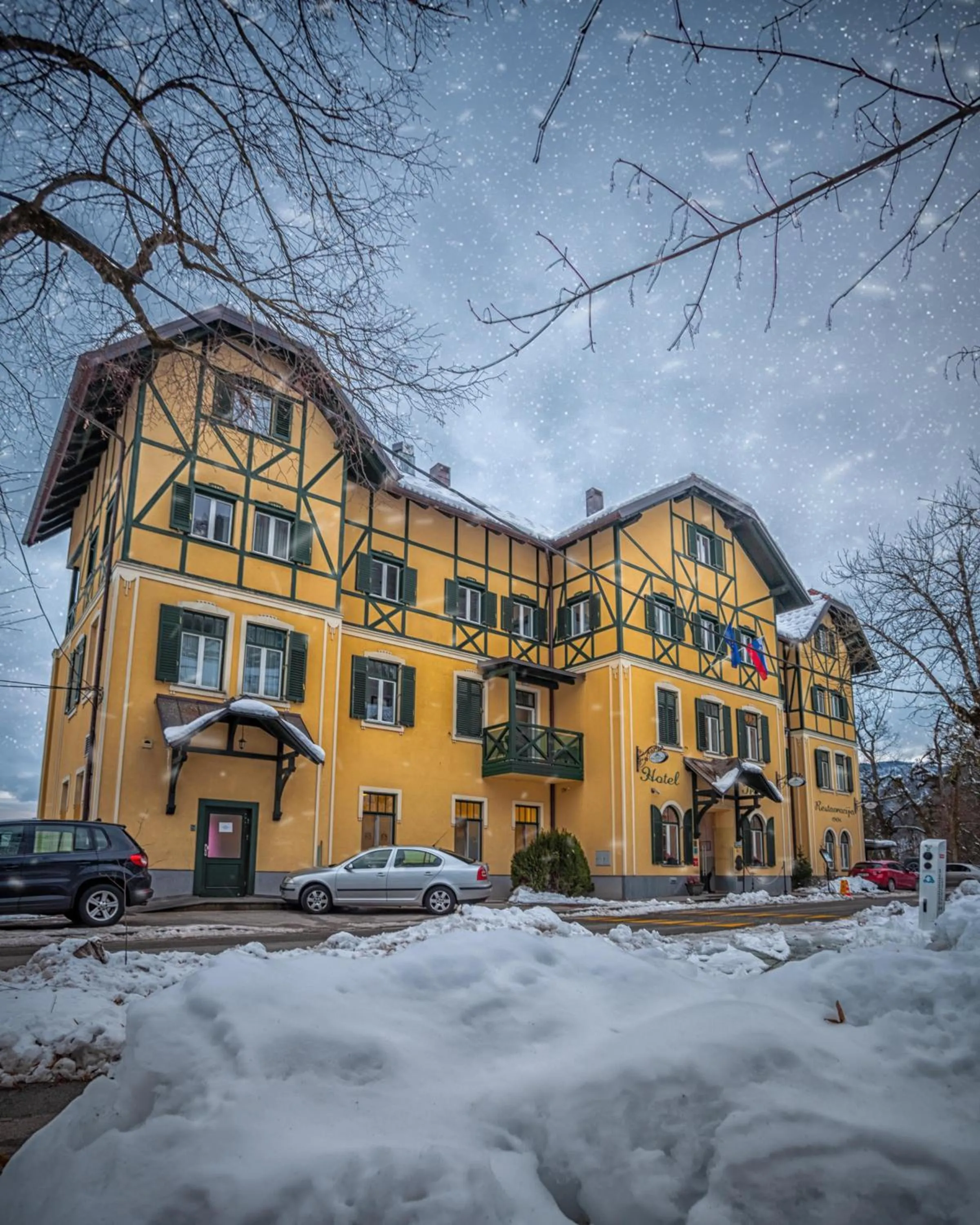 Facade/entrance in Hotel Triglav