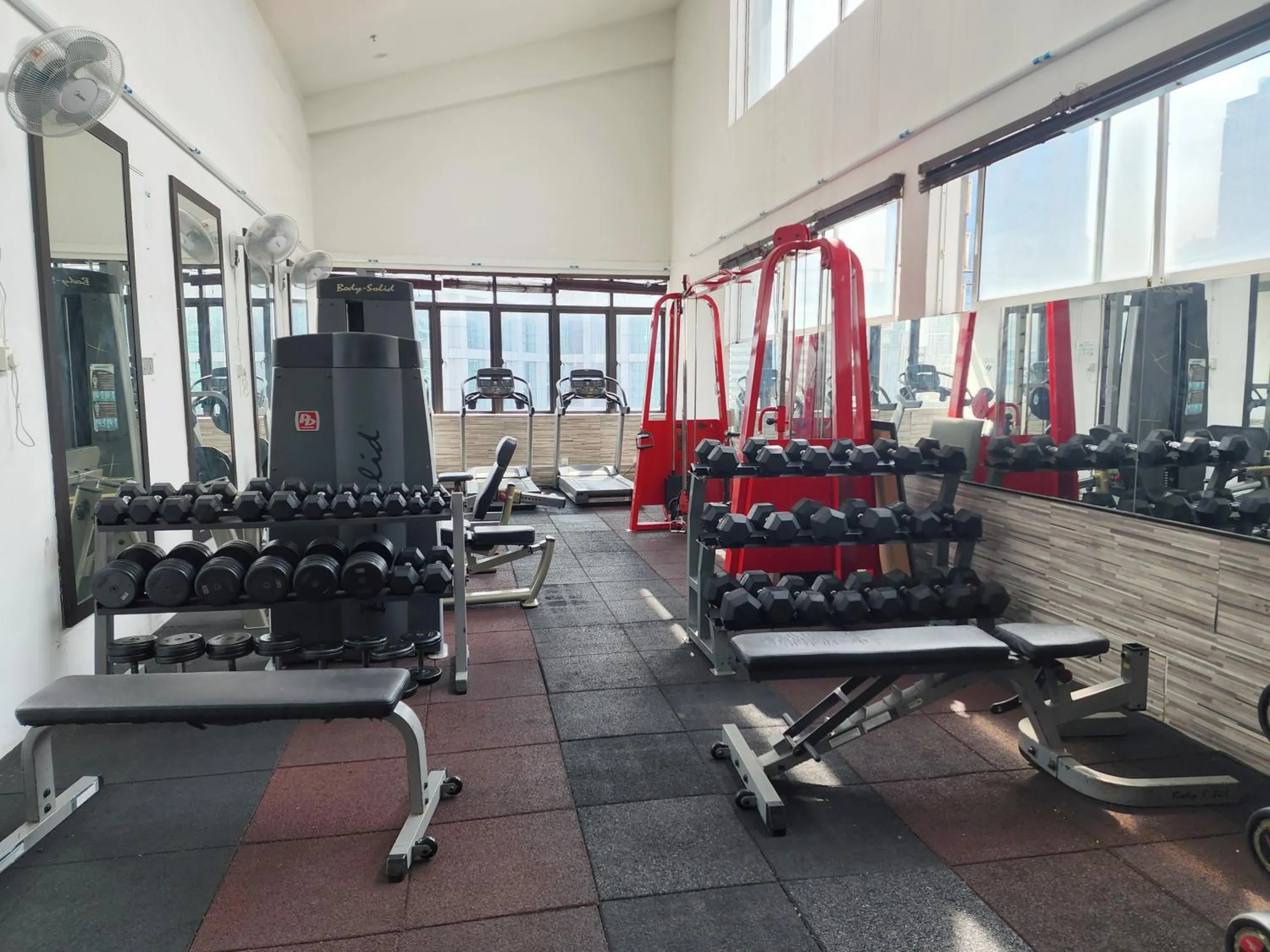 Fitness centre/facilities in Arenaa Star Hotel