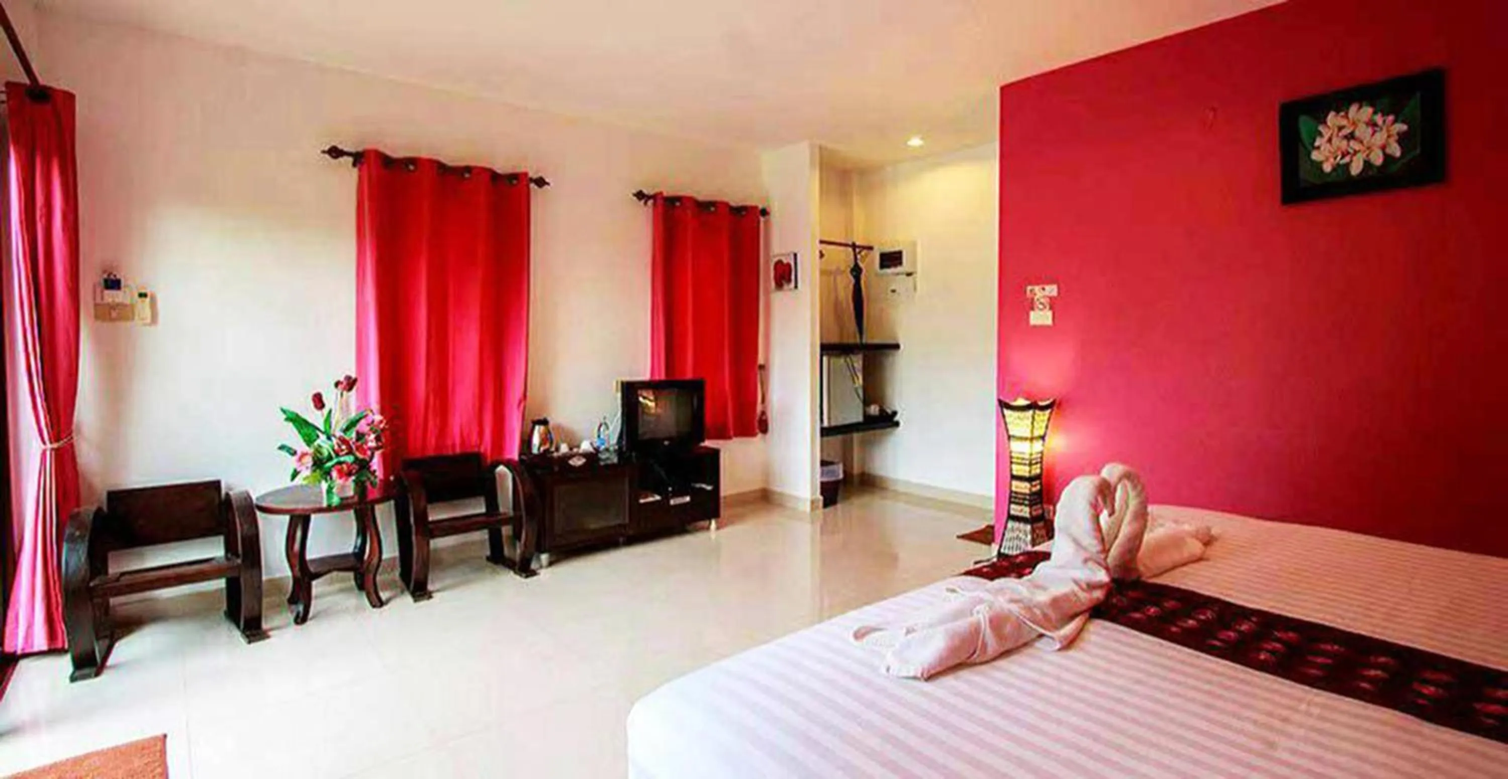 Bedroom, Bed in Pranburi Cabana Resort