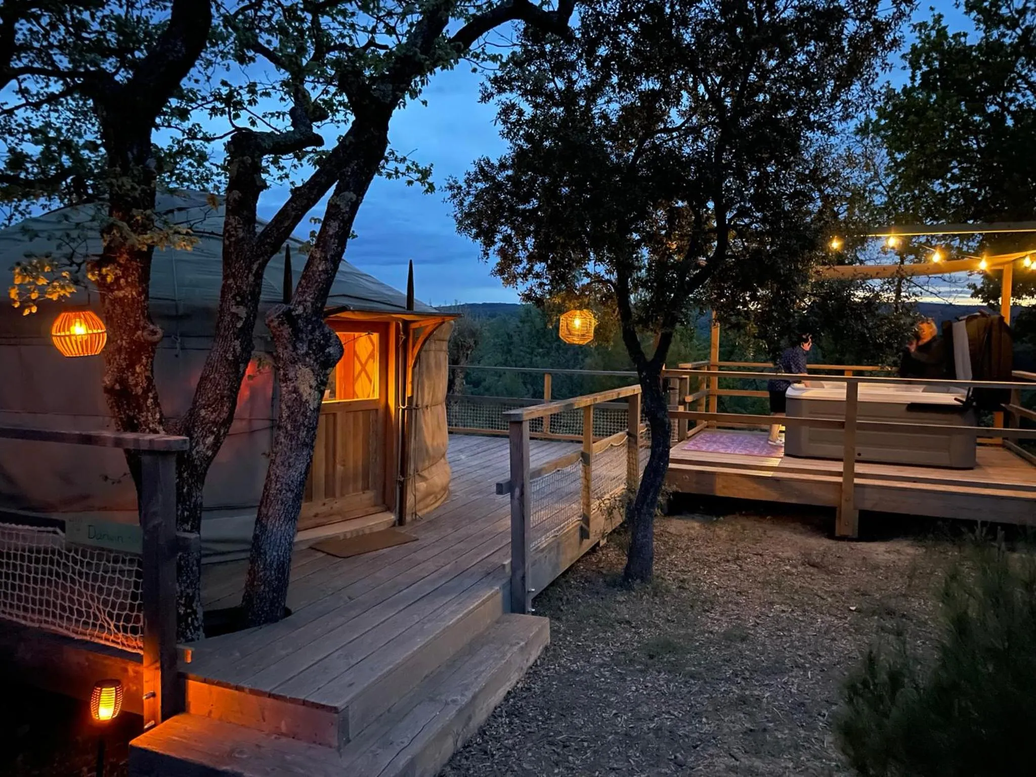 Bedroom in Les Yourtes de Provence