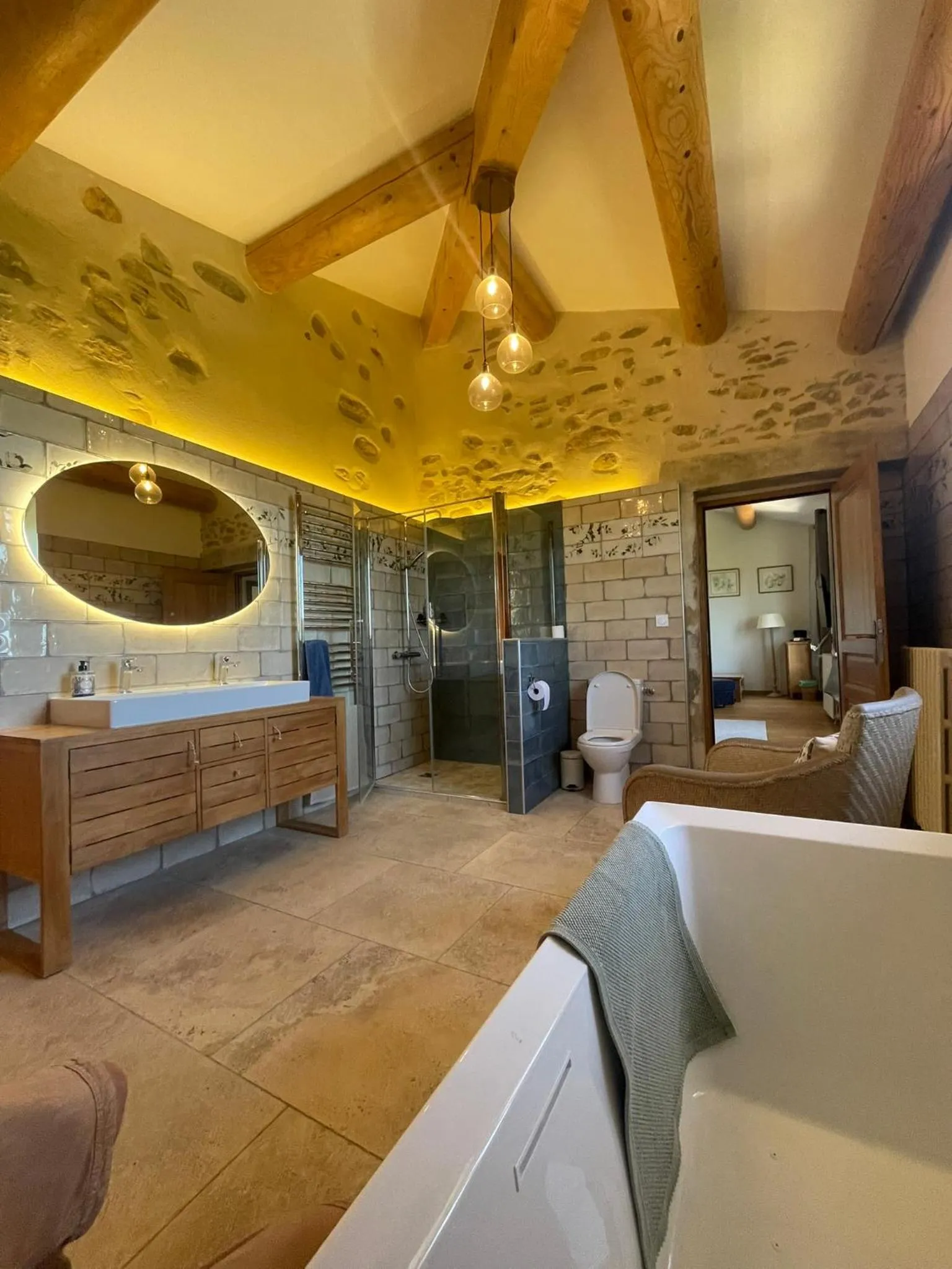 Bathroom in Les Yourtes de Provence