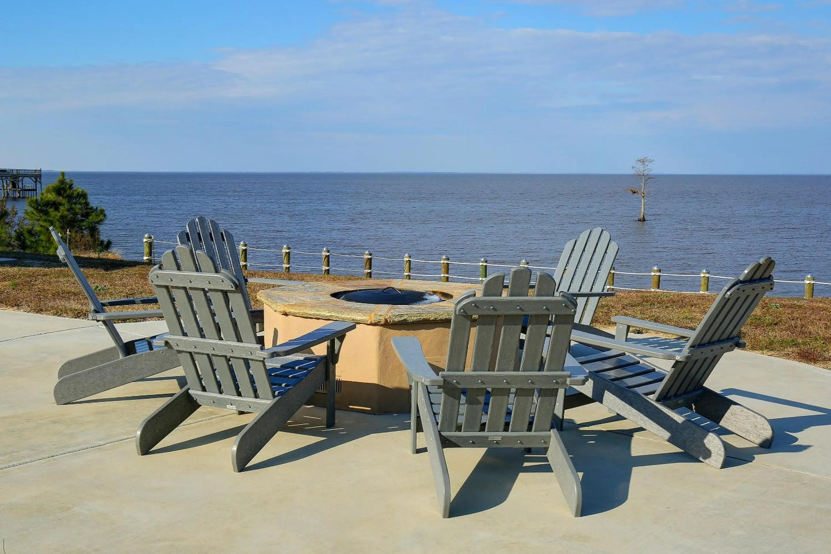 Seating area in Waterside Resort