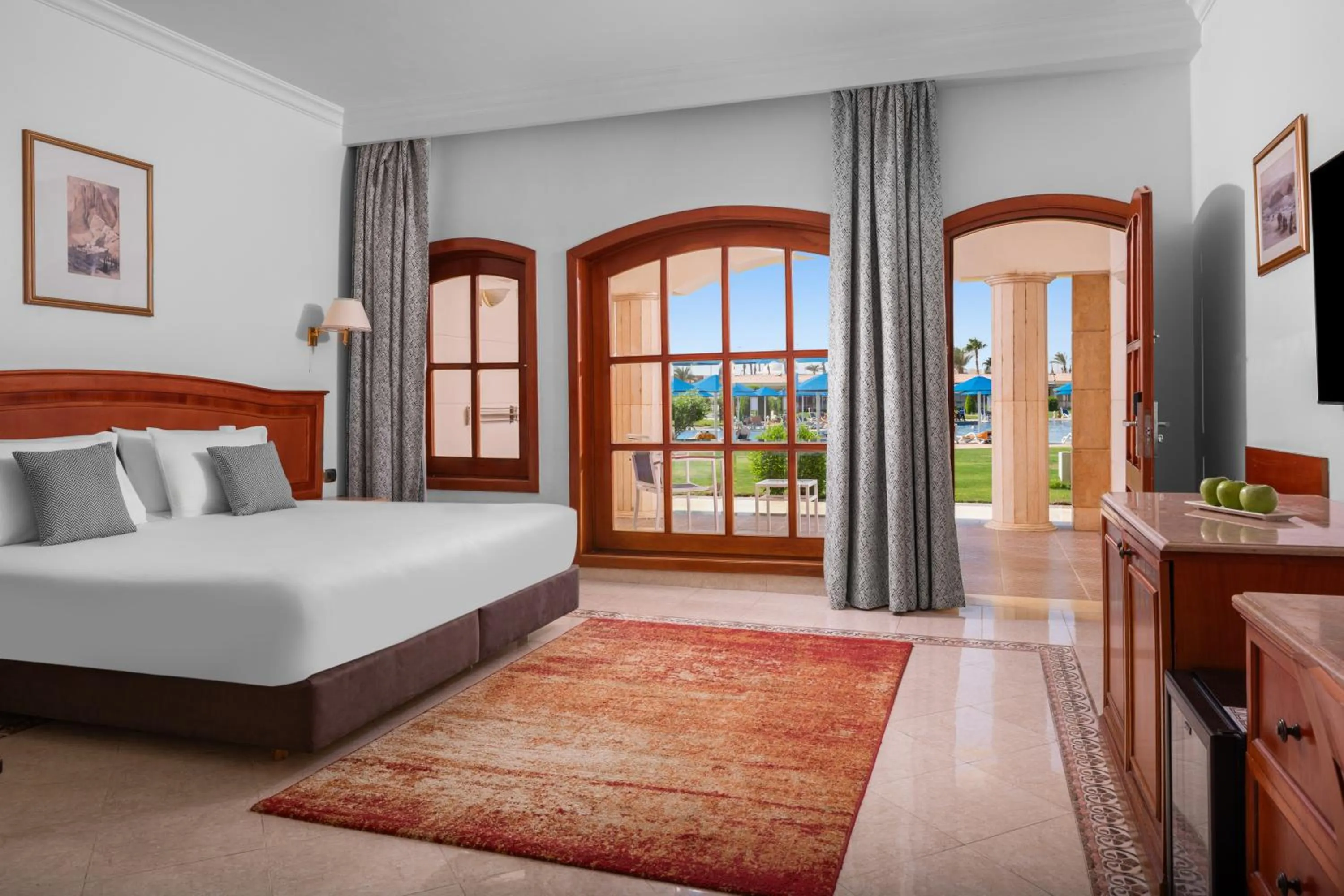 Bed in Pickalbatros Golf Beach Resort - All Inclusive