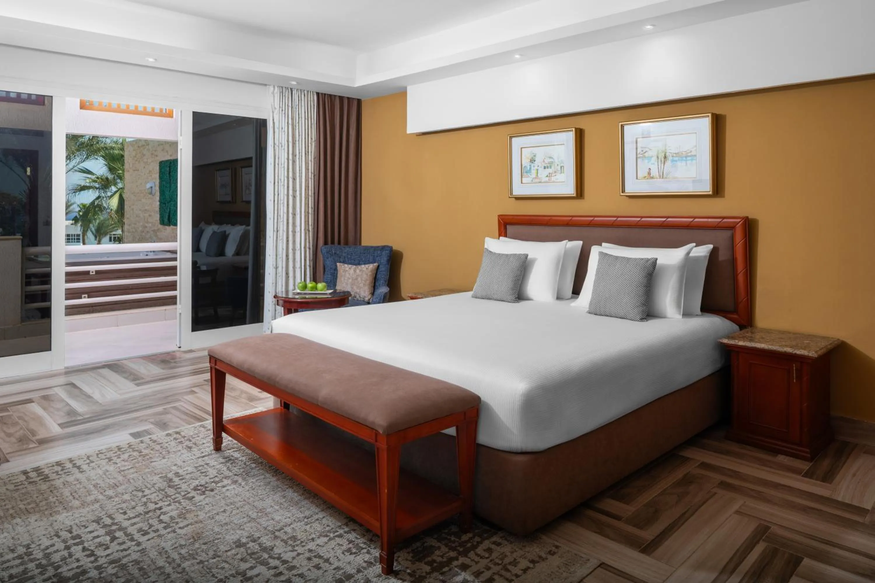 Bed in Pickalbatros Golf Beach Resort - All Inclusive