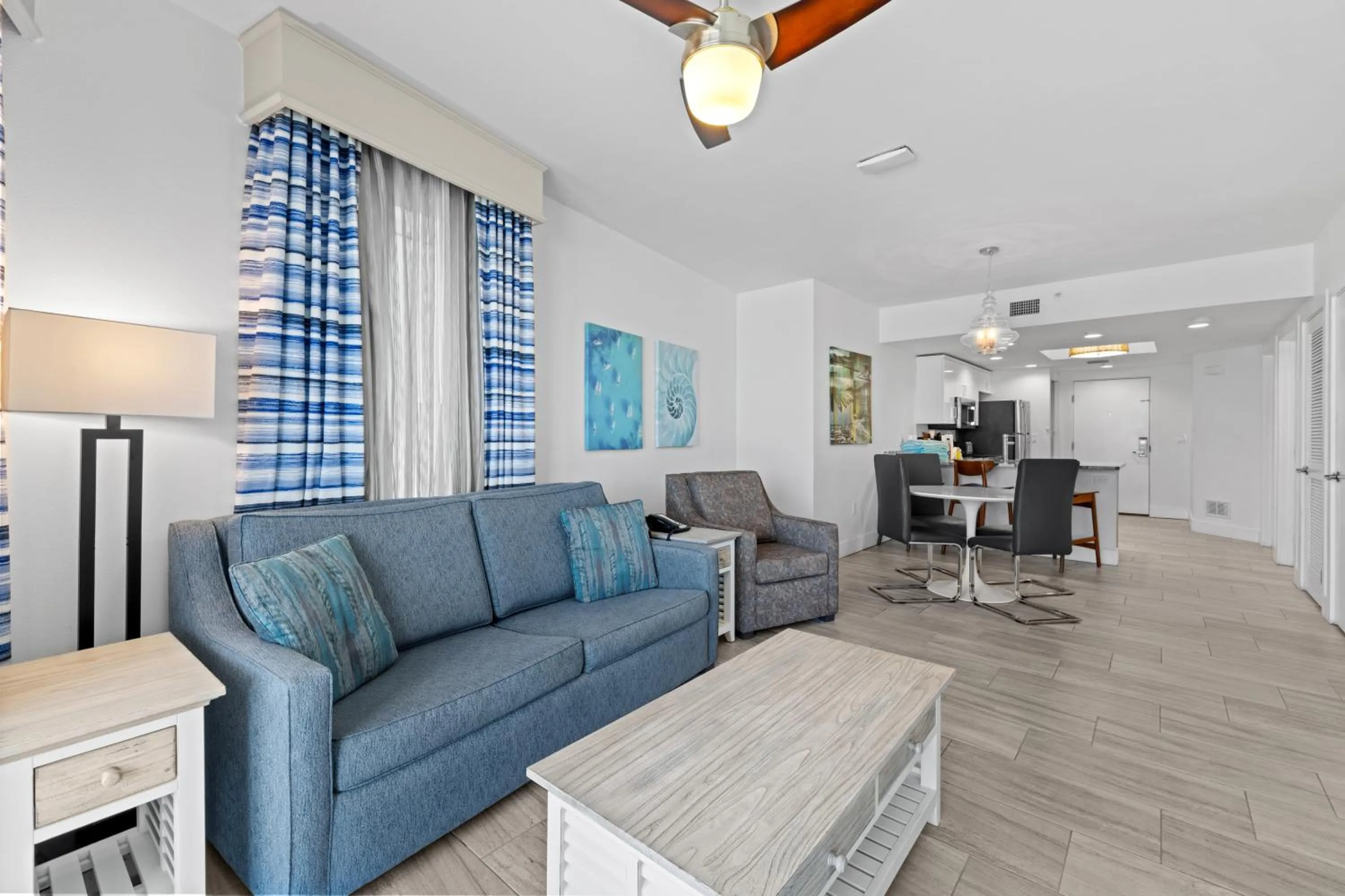 Living room in Provident Oceana Beachfront Suites