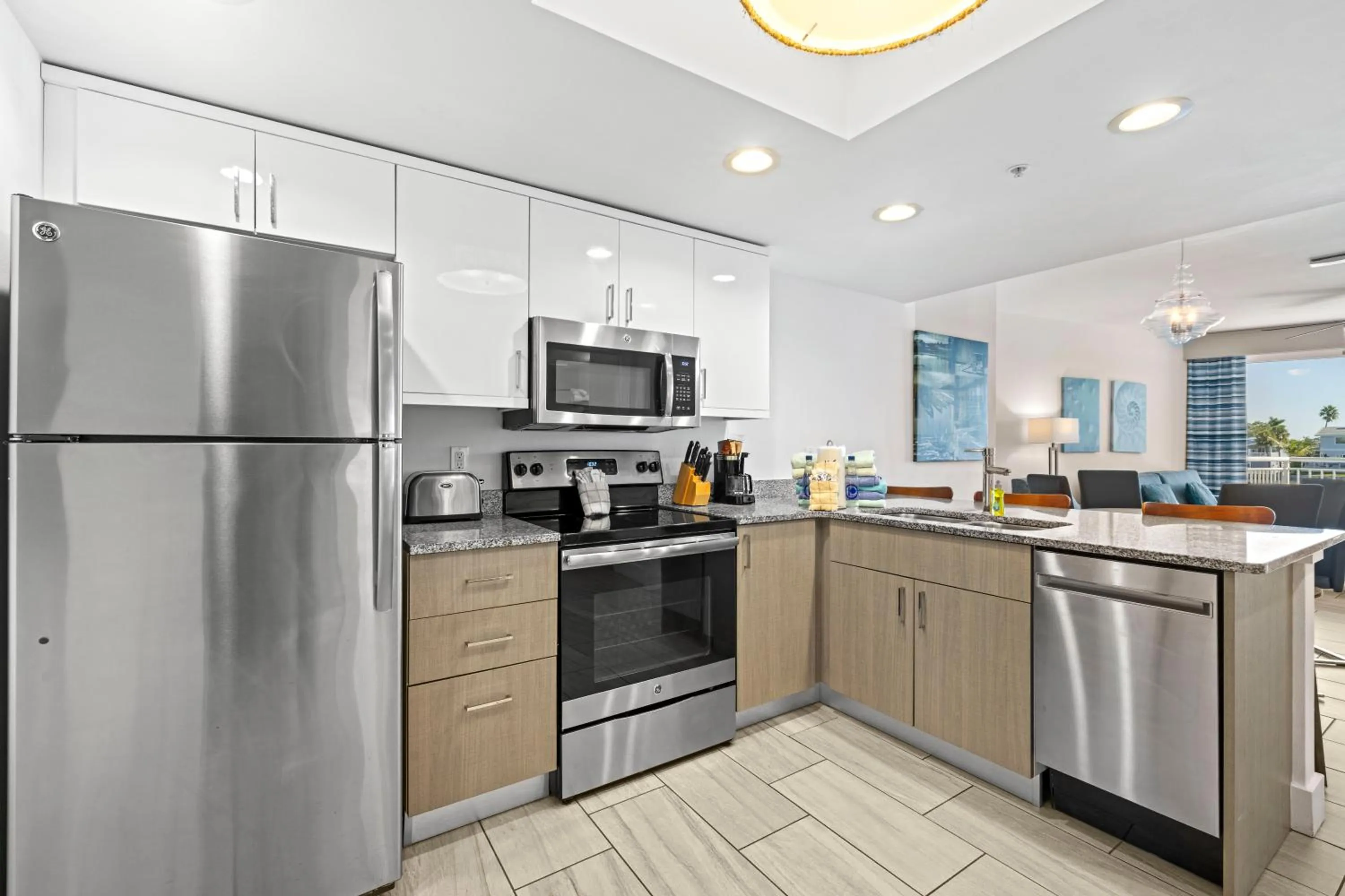 Kitchen or kitchenette in Provident Oceana Beachfront Suites
