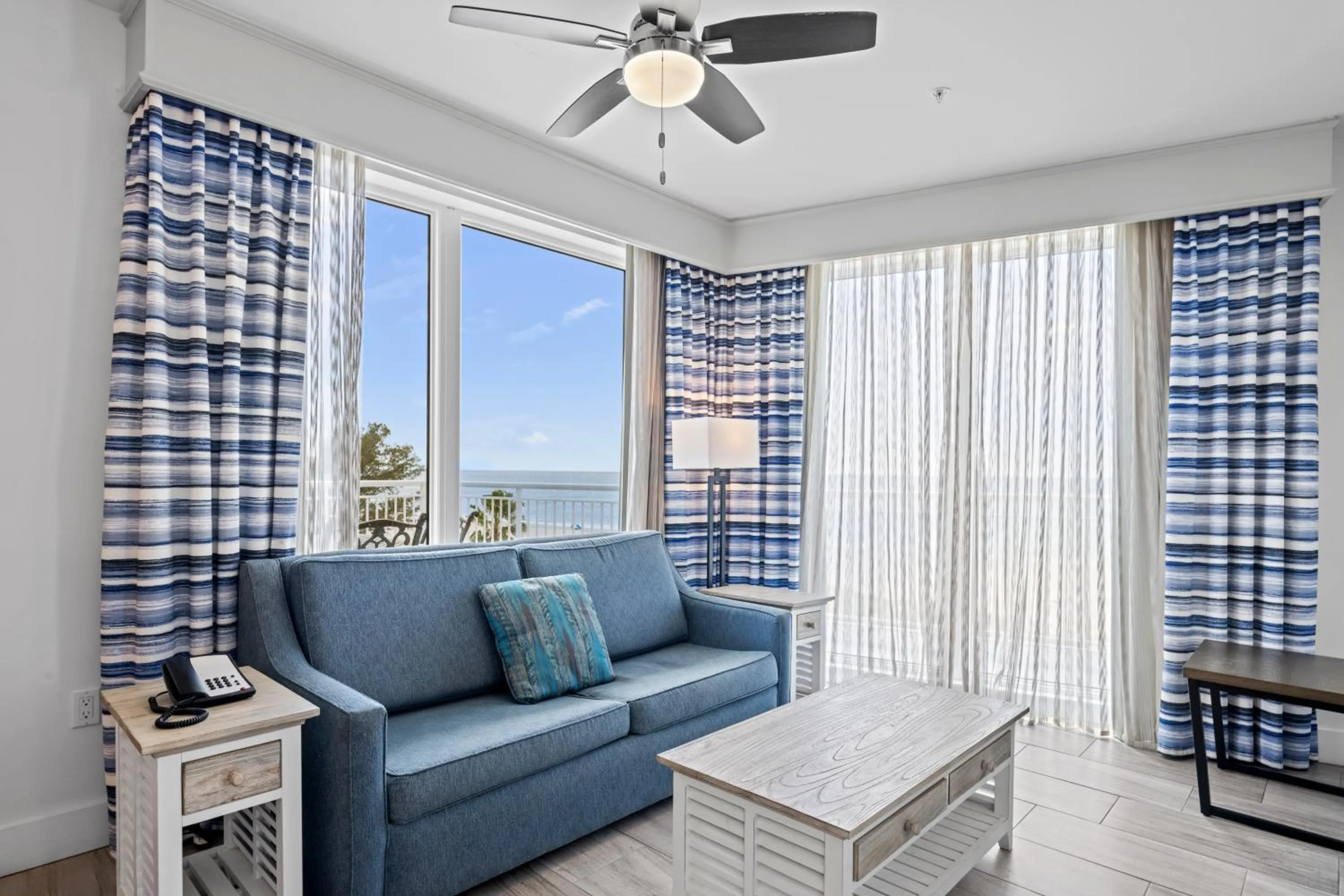 Living room in Provident Oceana Beachfront Suites