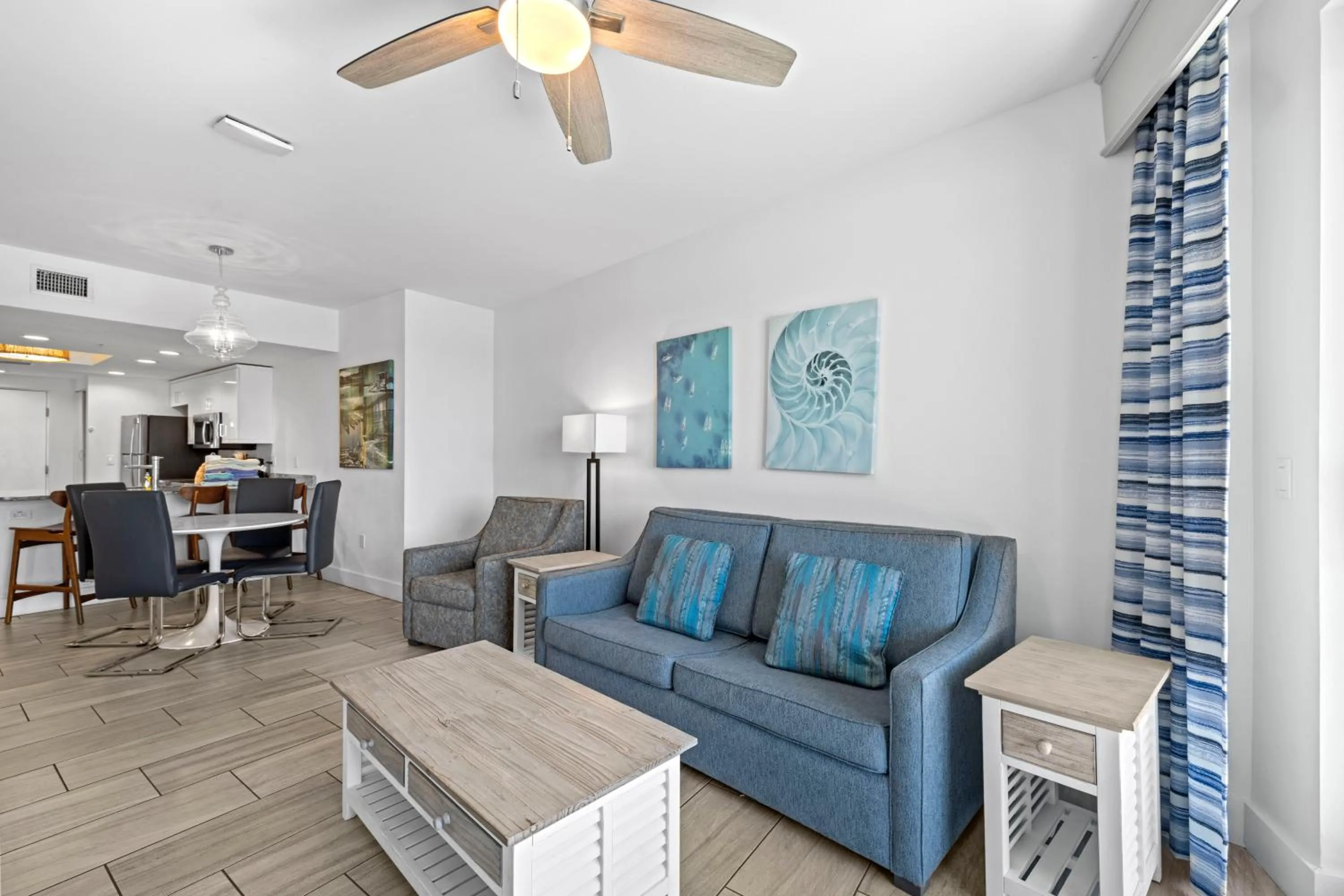 Living room in Provident Oceana Beachfront Suites
