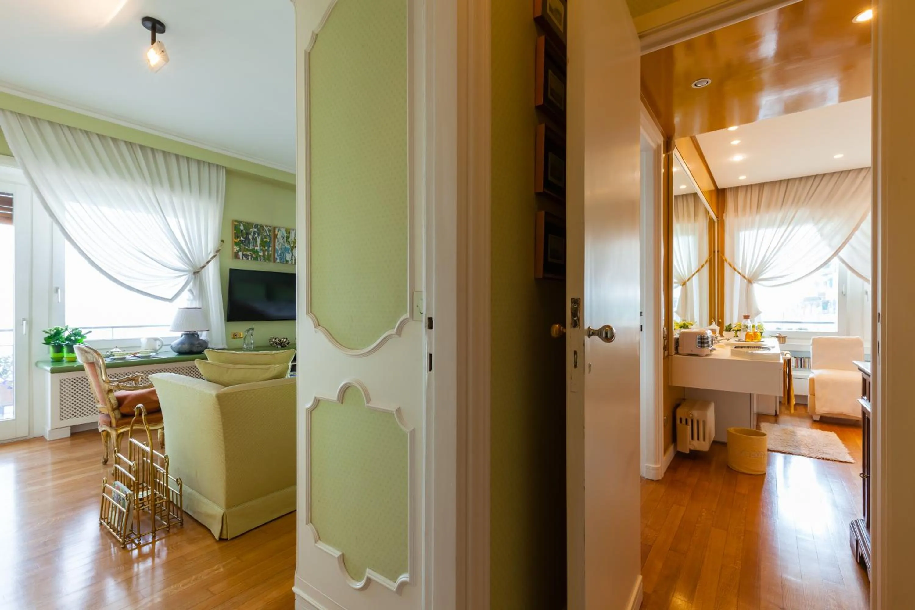 Bathroom, Bed in O-House Posillipo by Napoliapartments